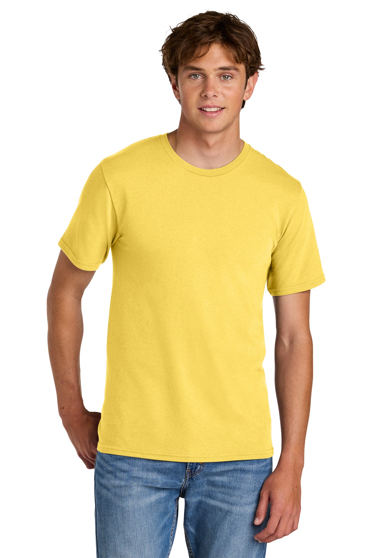 Port & Co® PC43 Easy Cotton Tee - Yellow