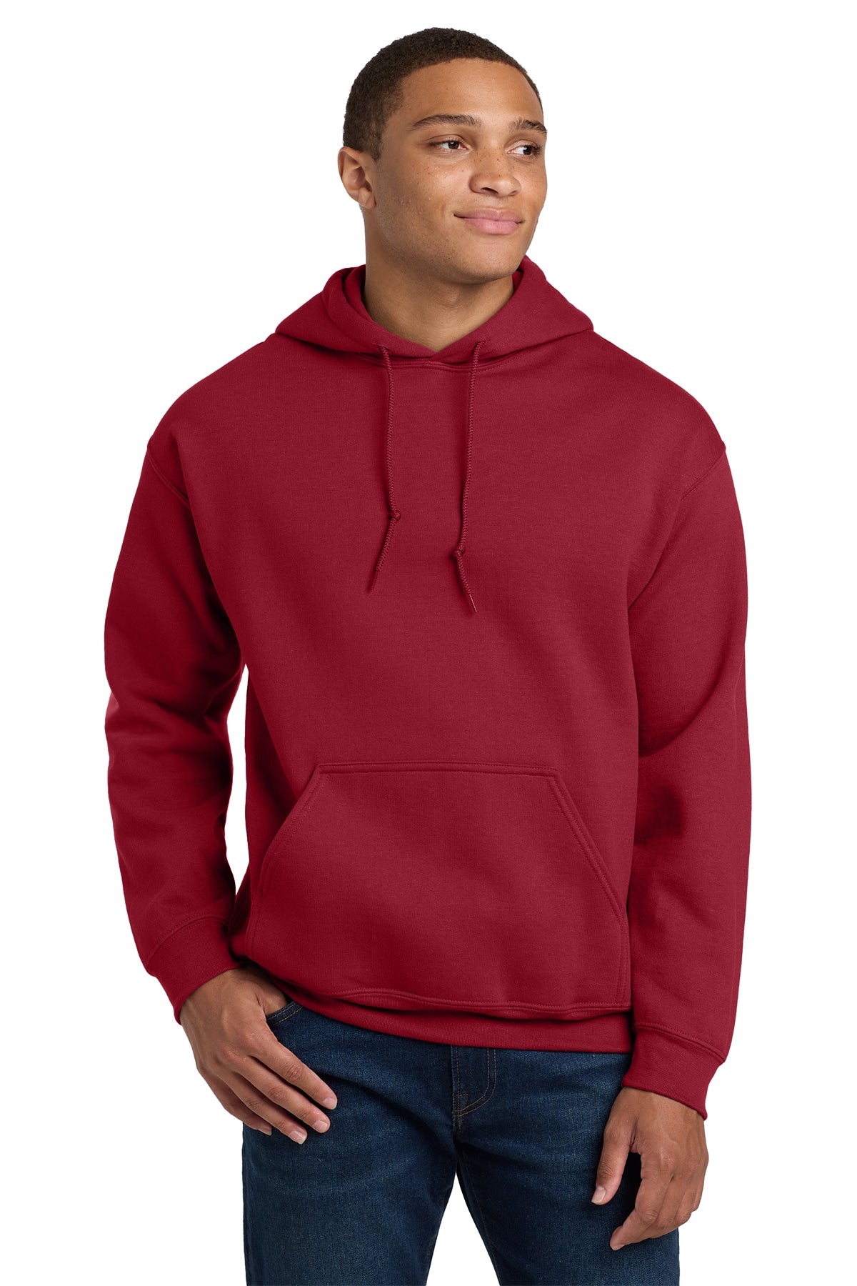 Gildan® 18500 Heavy Blend™ Hooded Sweatshirt - Cherry Red