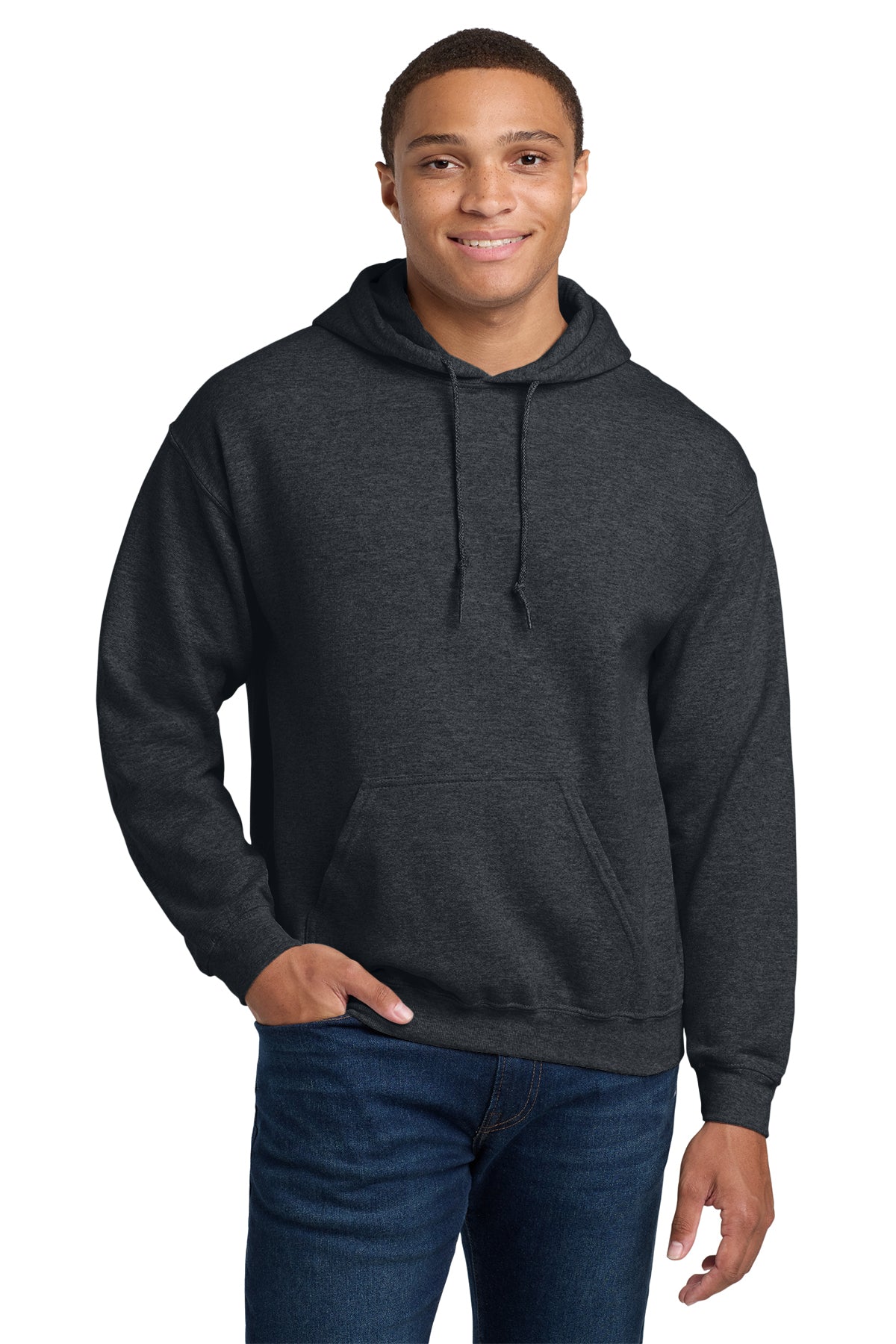 Gildan® 18500 Heavy Blend™ Hooded Sweatshirt - Dark Heather