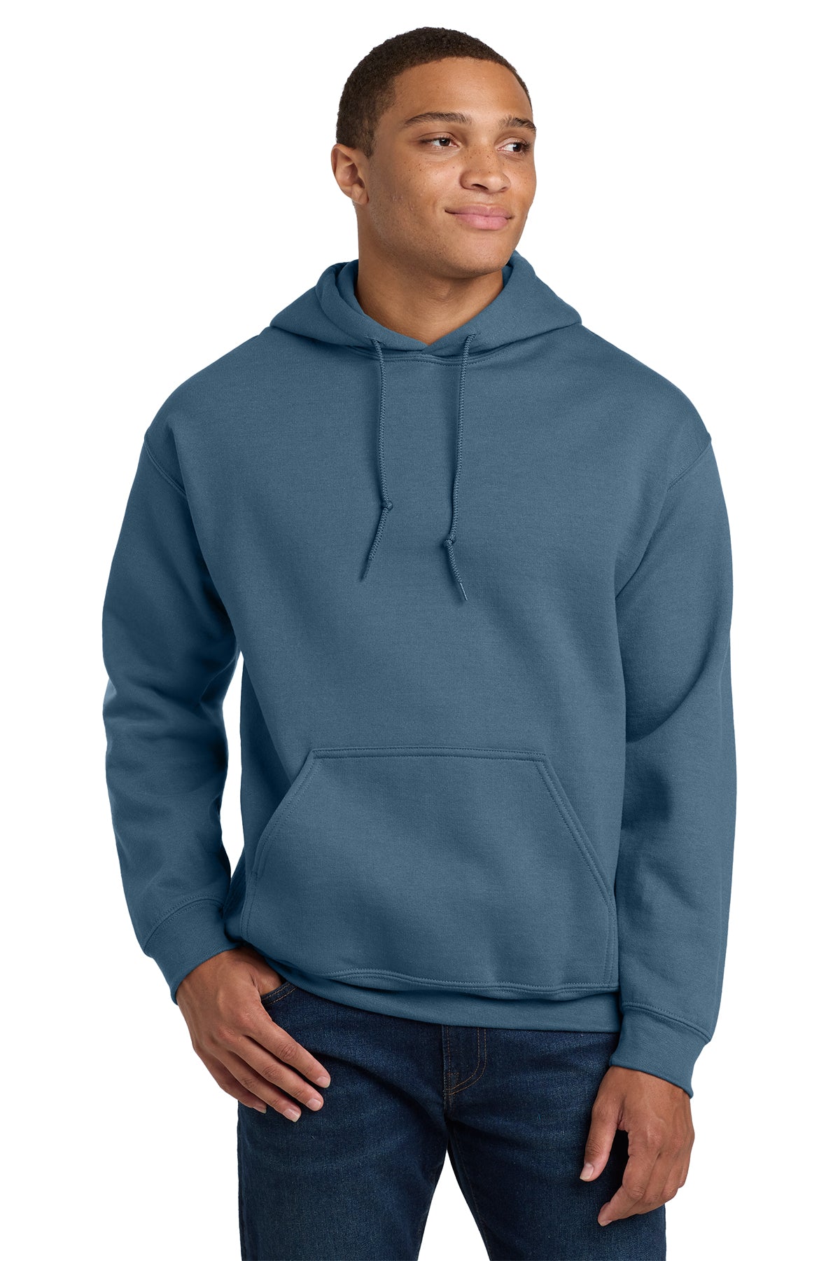 Gildan® 18500 Heavy Blend™ Hooded Sweatshirt - Indigo Blue