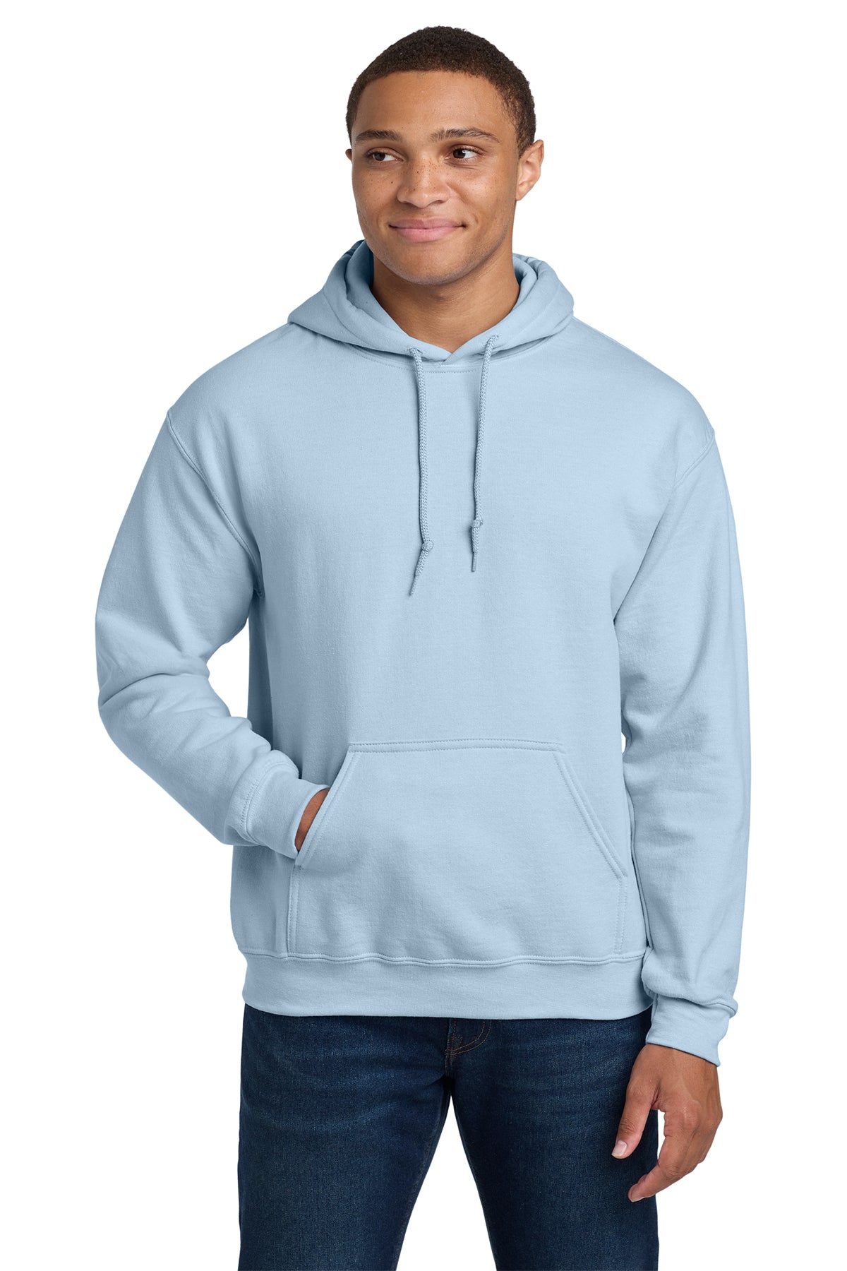 Gildan® 18500 Heavy Blend™ Hooded Sweatshirt - Light Blue