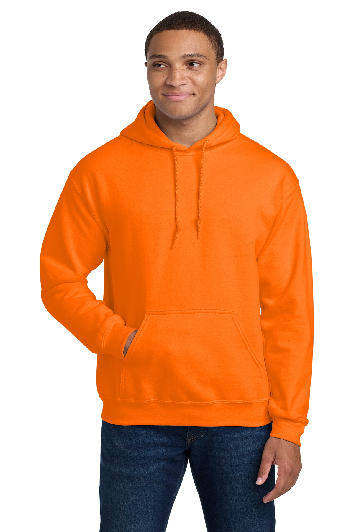 Gildan® 18500 Heavy Blend™ Hooded Sweatshirt - S. Orange