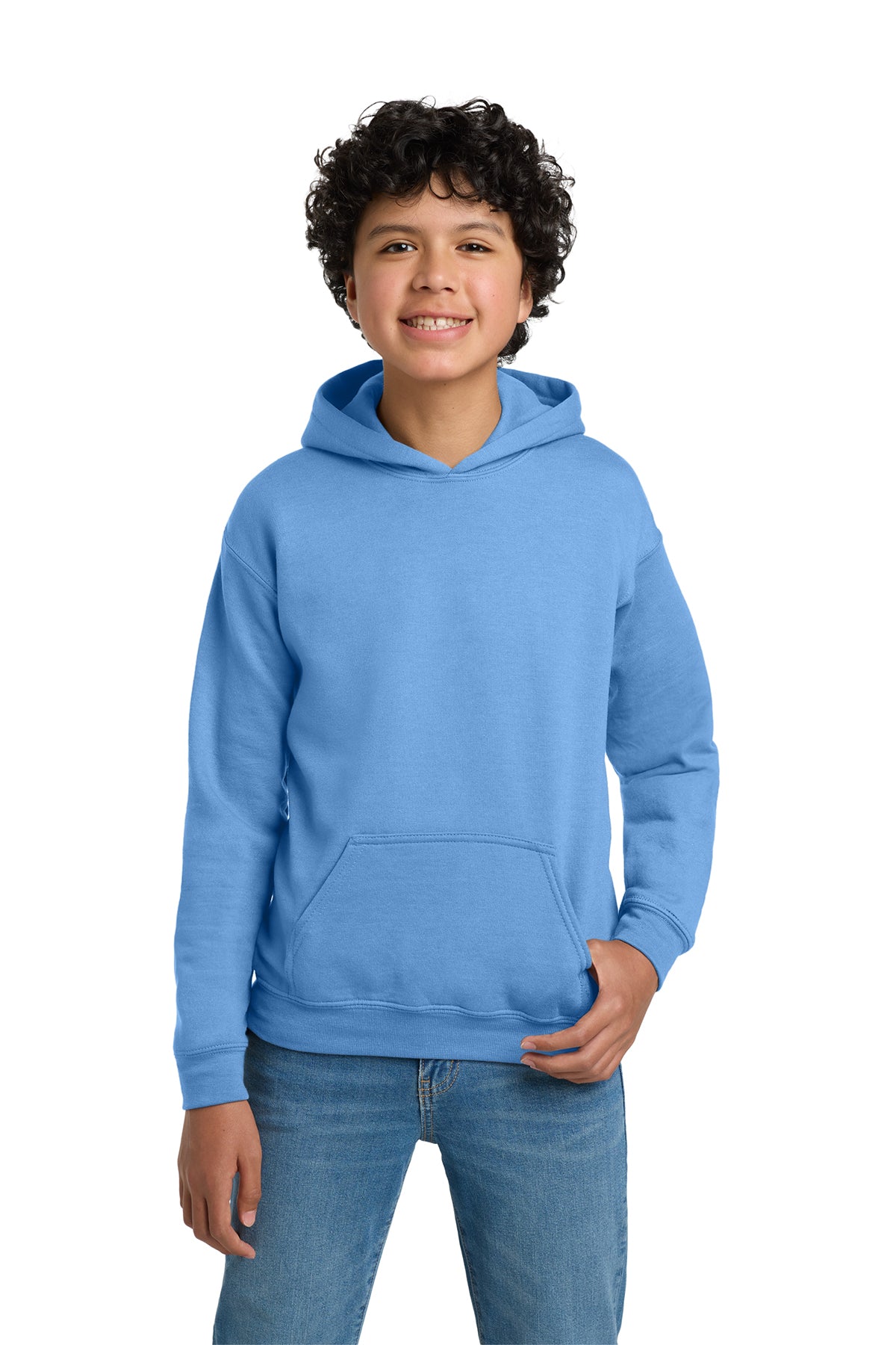 Gildan® 18500B Youth Heavy Blend™ Hooded Sweatshirt - Carolina Blue