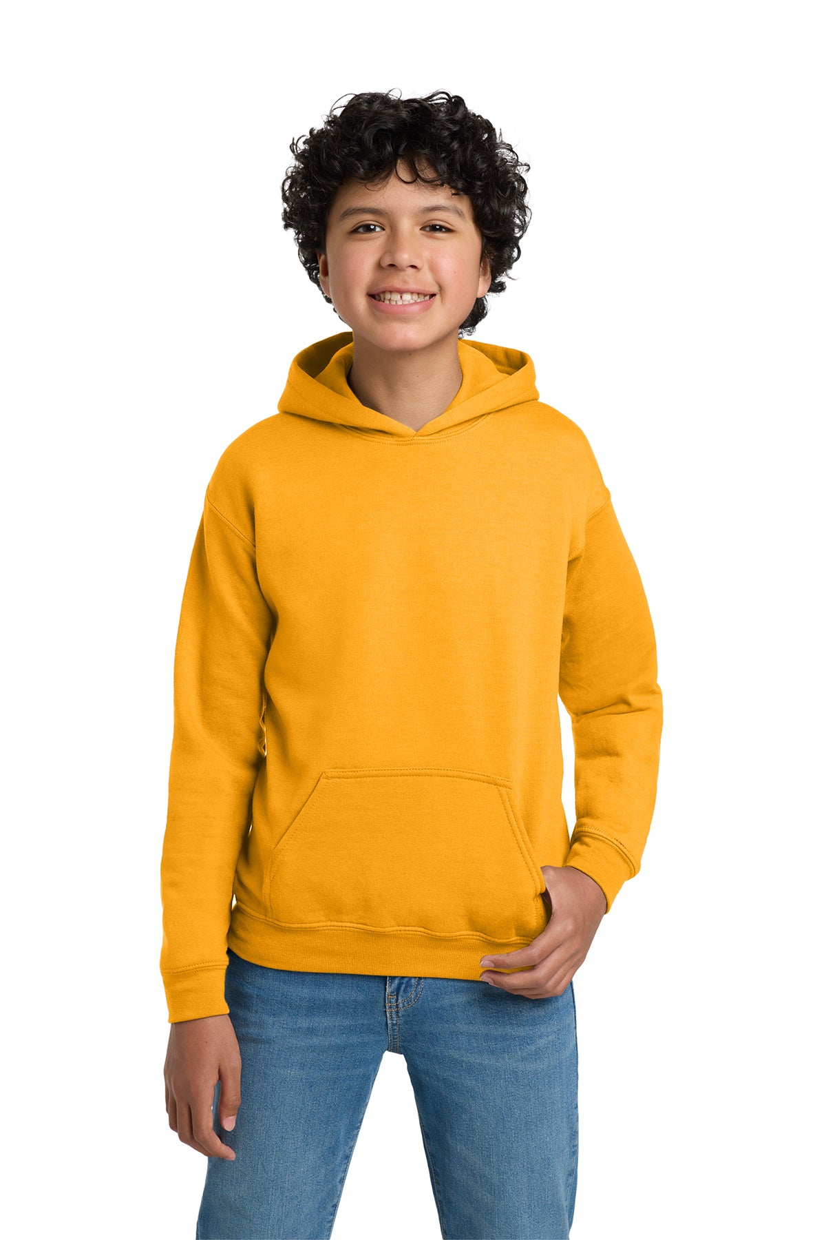 Gildan® 18500B Youth Heavy Blend™ Hooded Sweatshirt - Gold