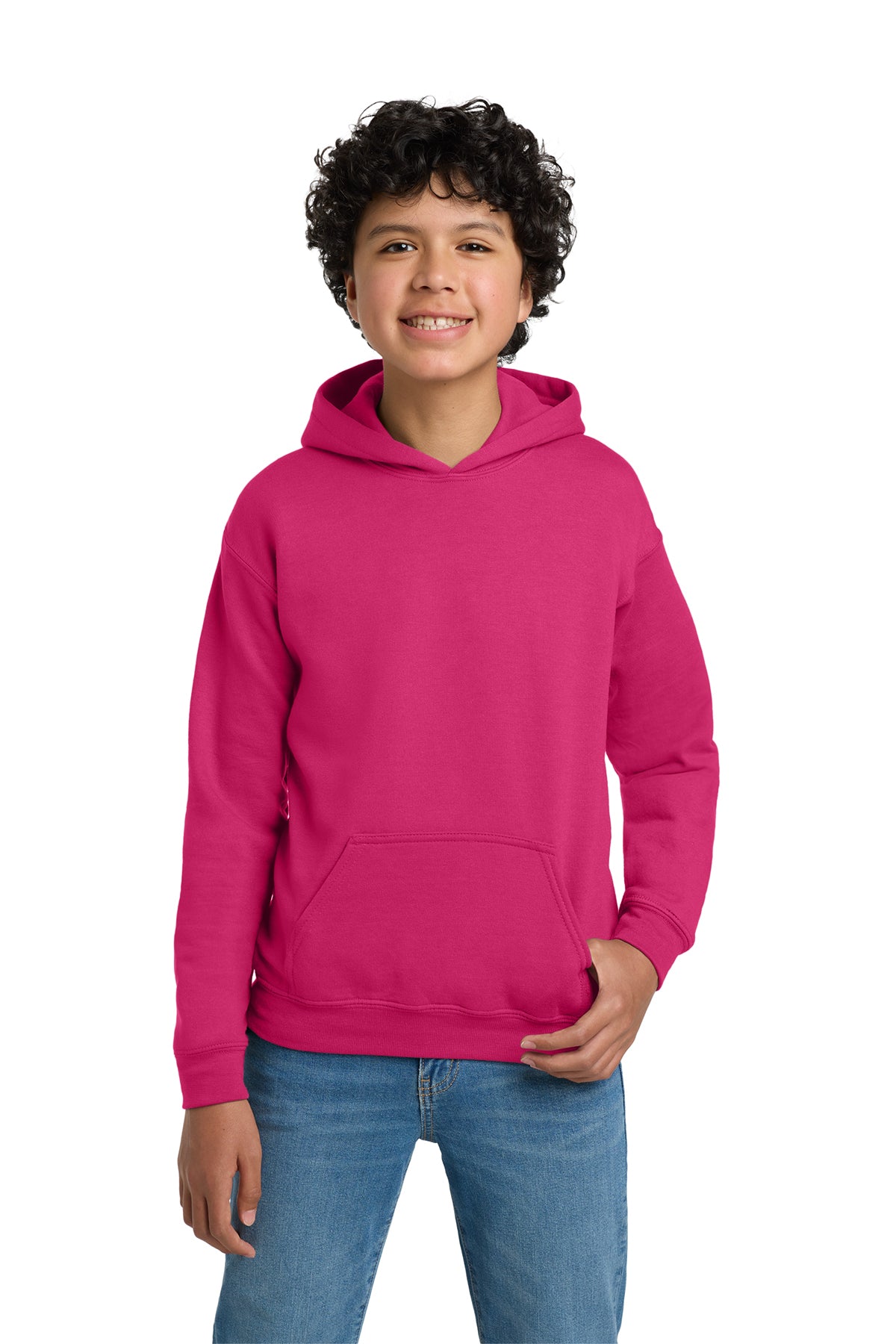 Gildan® 18500B Youth Heavy Blend™ Hooded Sweatshirt - Heliconia