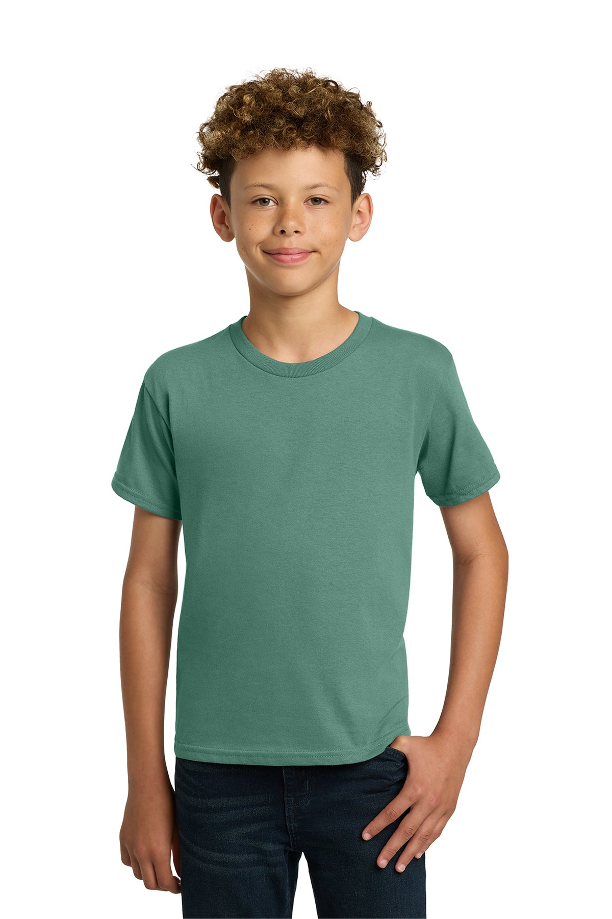 Gildan® 5000B Youth Heavy Cotton™ 100% Cotton T-Shirt - Aquatic