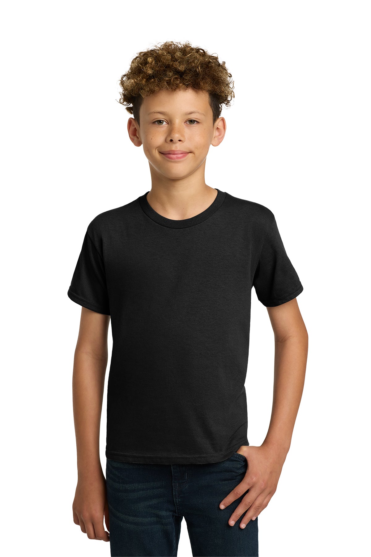 Gildan 5000B Youth Heavy Cotton 100% Cotton T-Shirt in Black