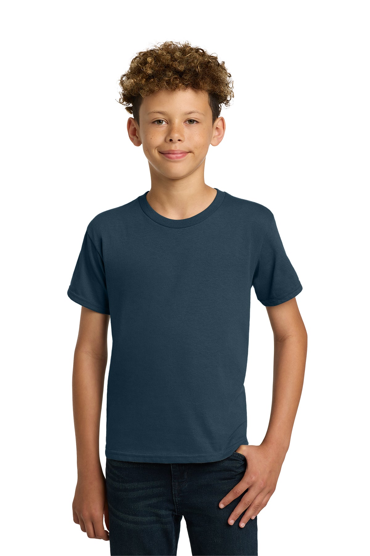 Gildan® 5000B Youth Heavy Cotton™ 100% Cotton T-Shirt - Blue Dusk