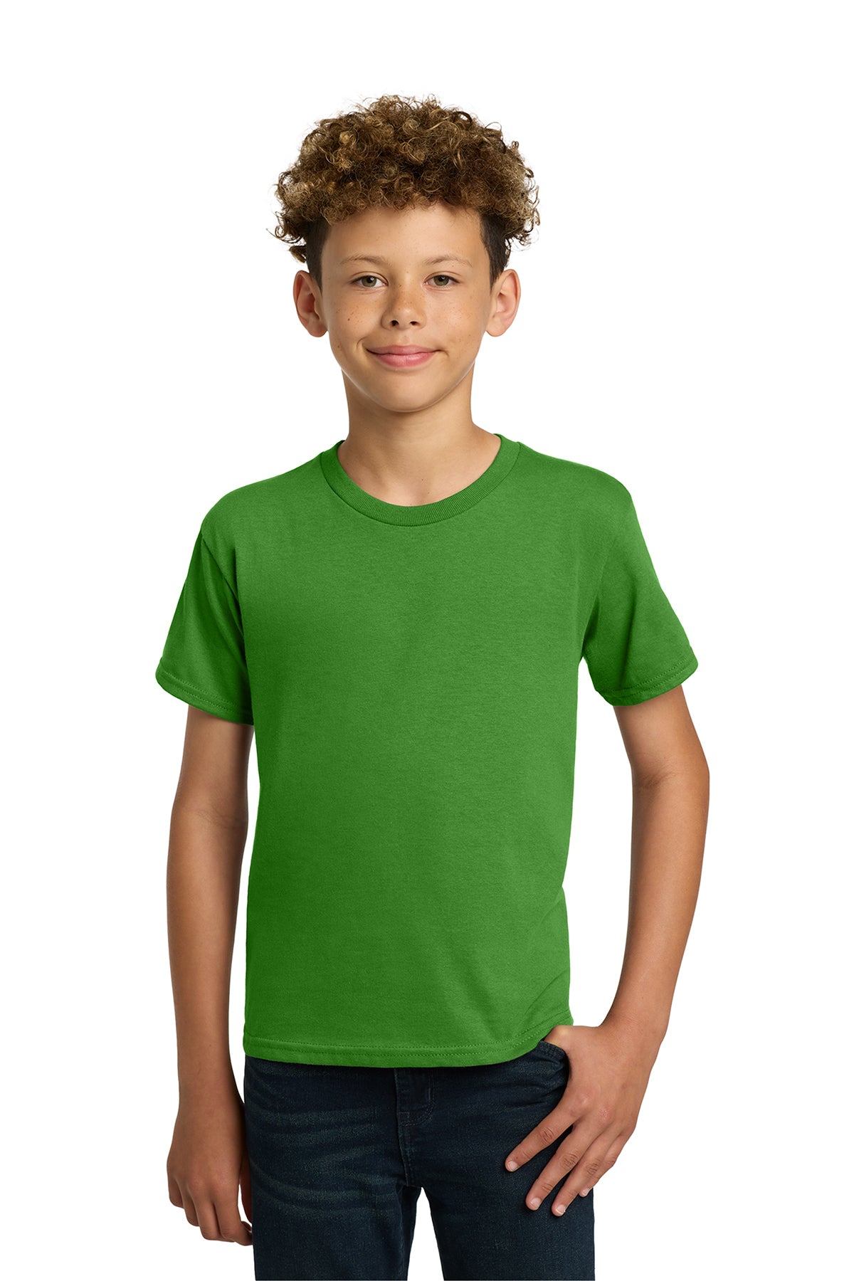 Gildan® 5000B Youth Heavy Cotton™ 100% Cotton T-Shirt - Electric Green
