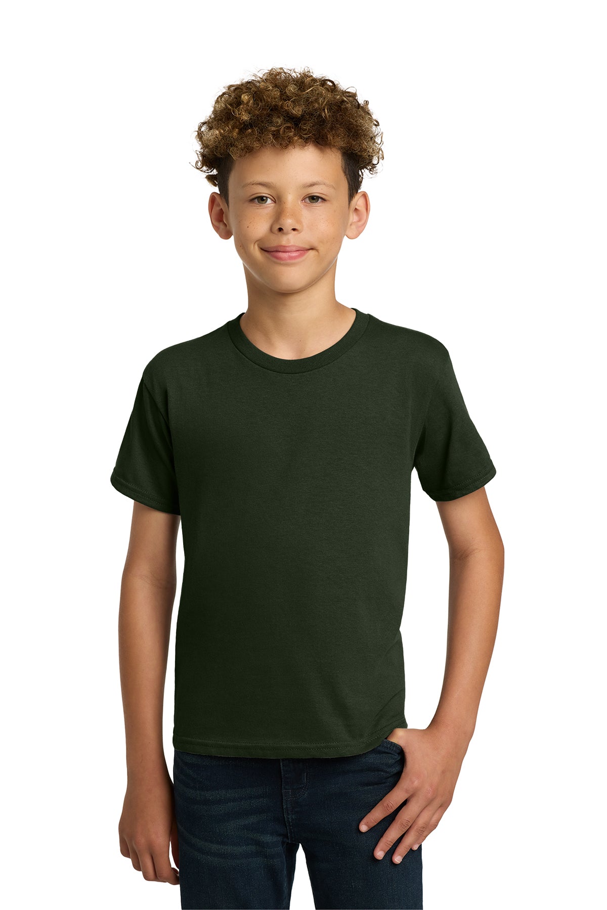 Gildan® 5000B Youth Heavy Cotton™ 100% Cotton T-Shirt - Forest
