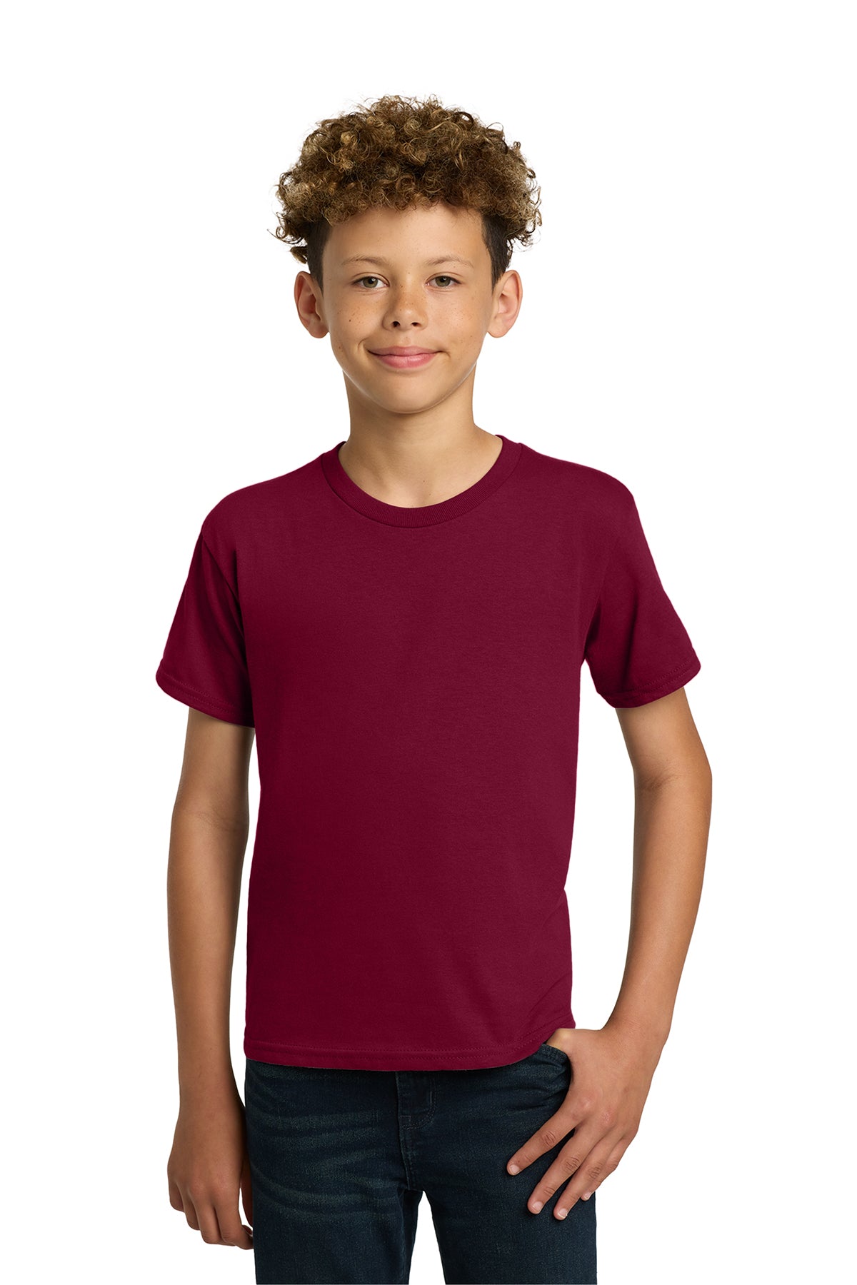 Gildan® 5000B Youth Heavy Cotton™ 100% Cotton T-Shirt - Garnet