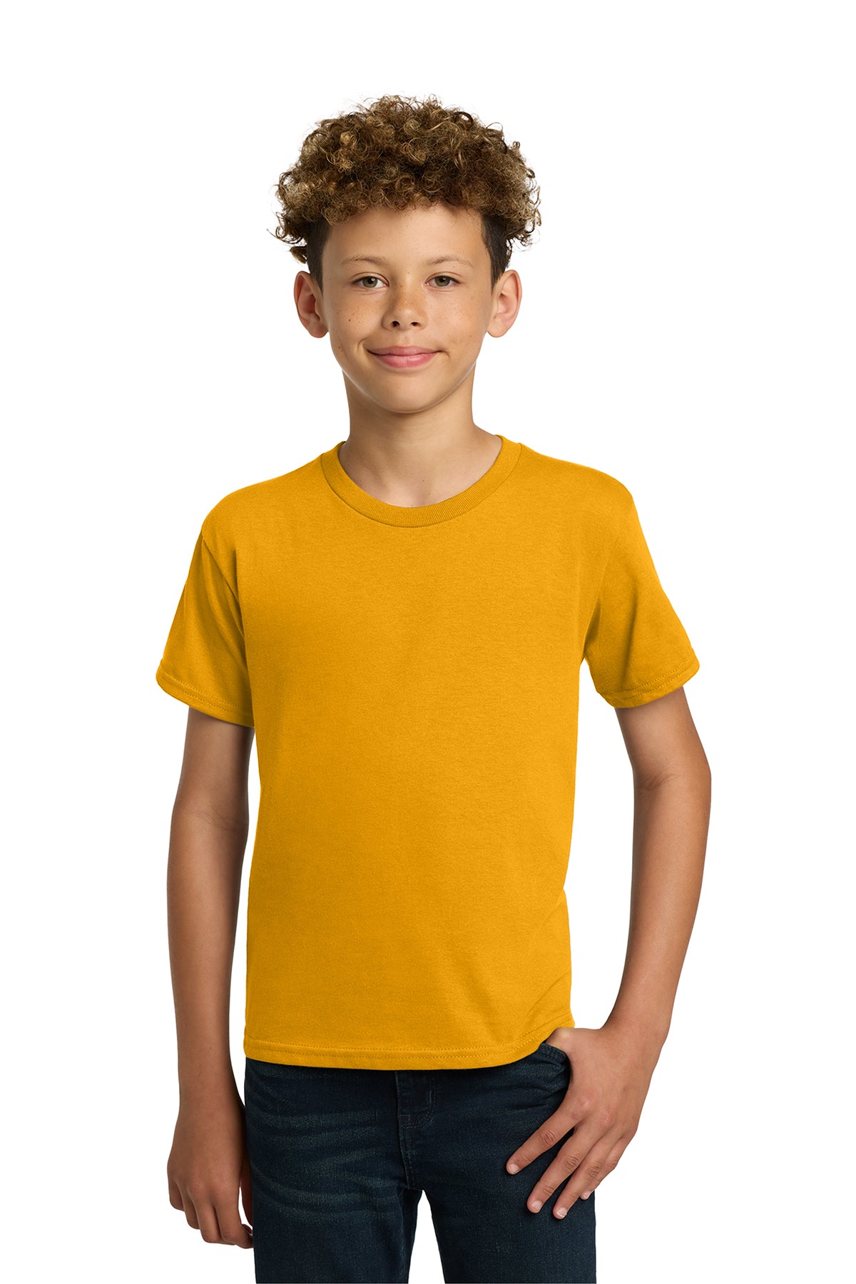 Gildan® 5000B Youth Heavy Cotton™ 100% Cotton T-Shirt - Gold