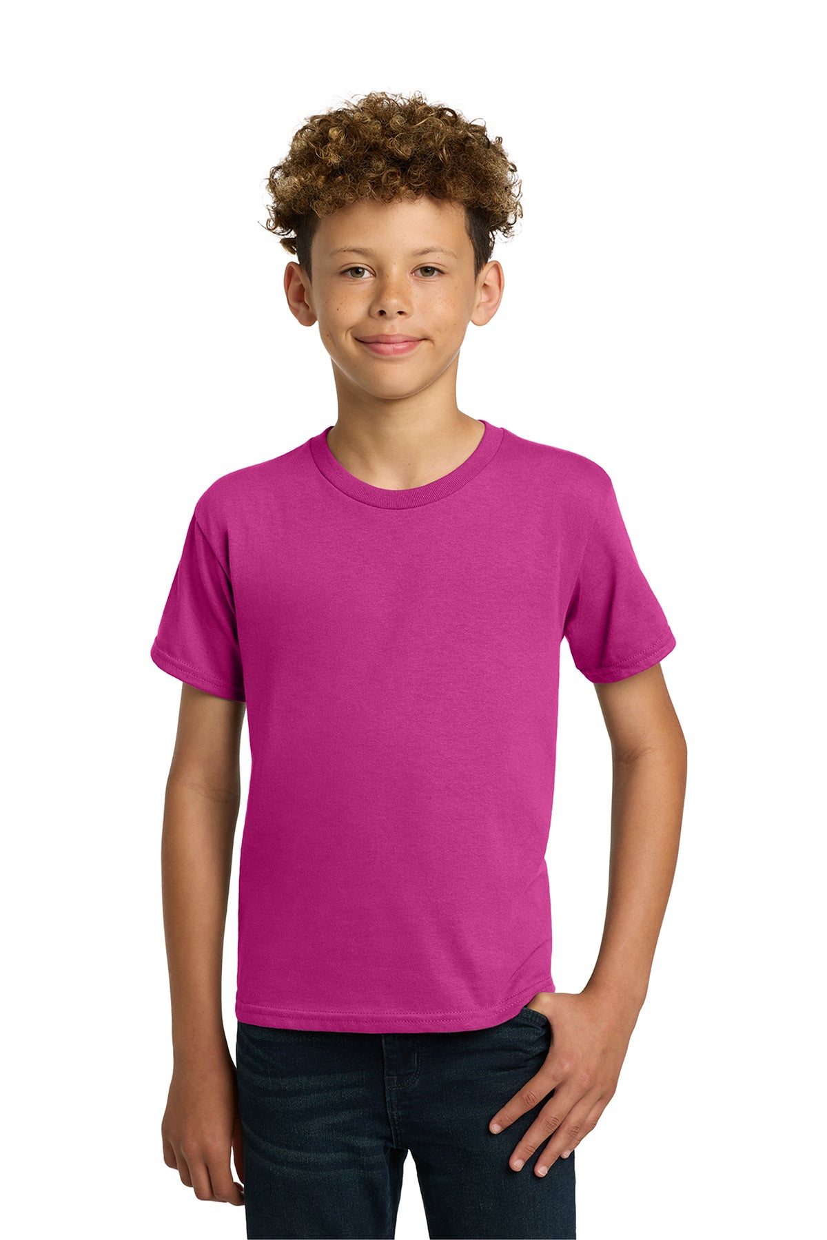 Gildan® 5000B Youth Heavy Cotton™ 100% Cotton T-Shirt - Heliconia