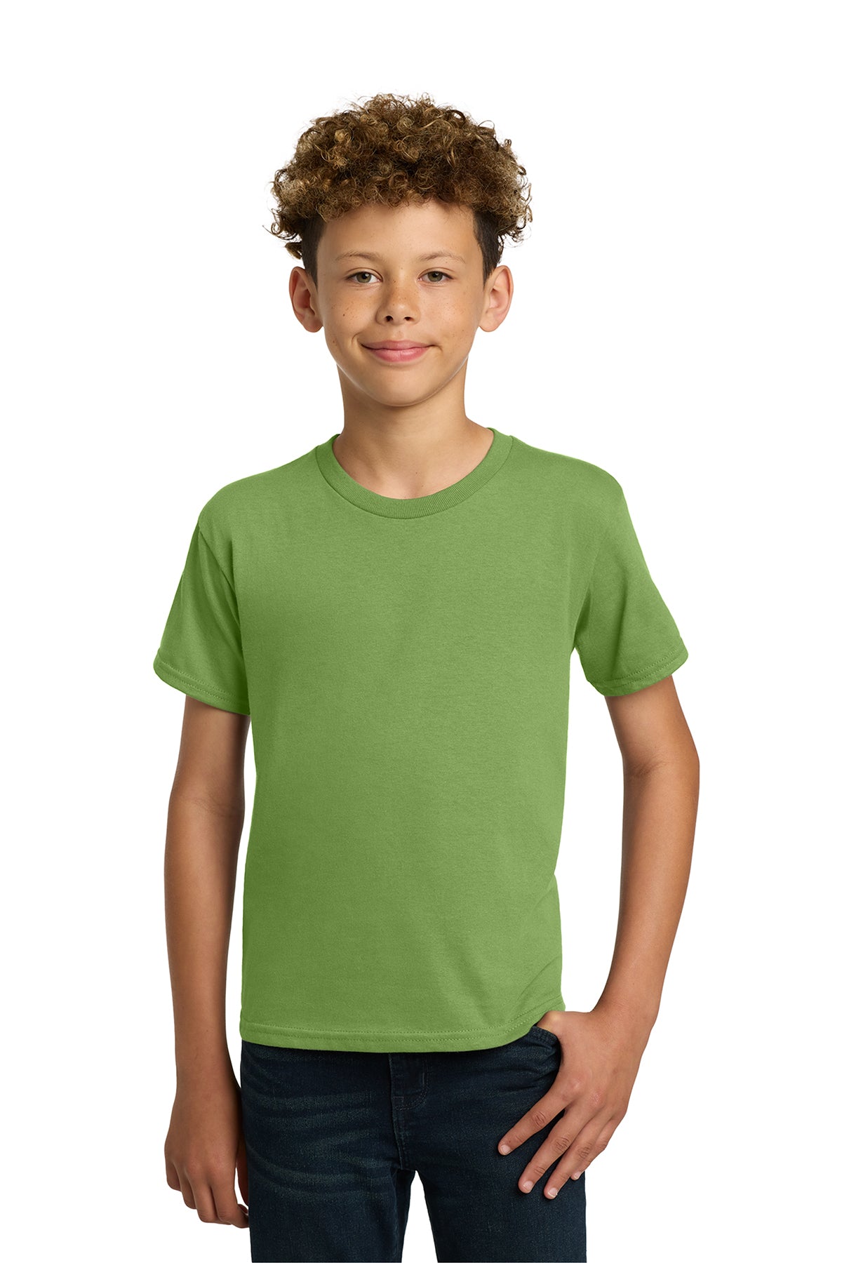 Gildan® 5000B Youth Heavy Cotton™ 100% Cotton T-Shirt - Kiwi