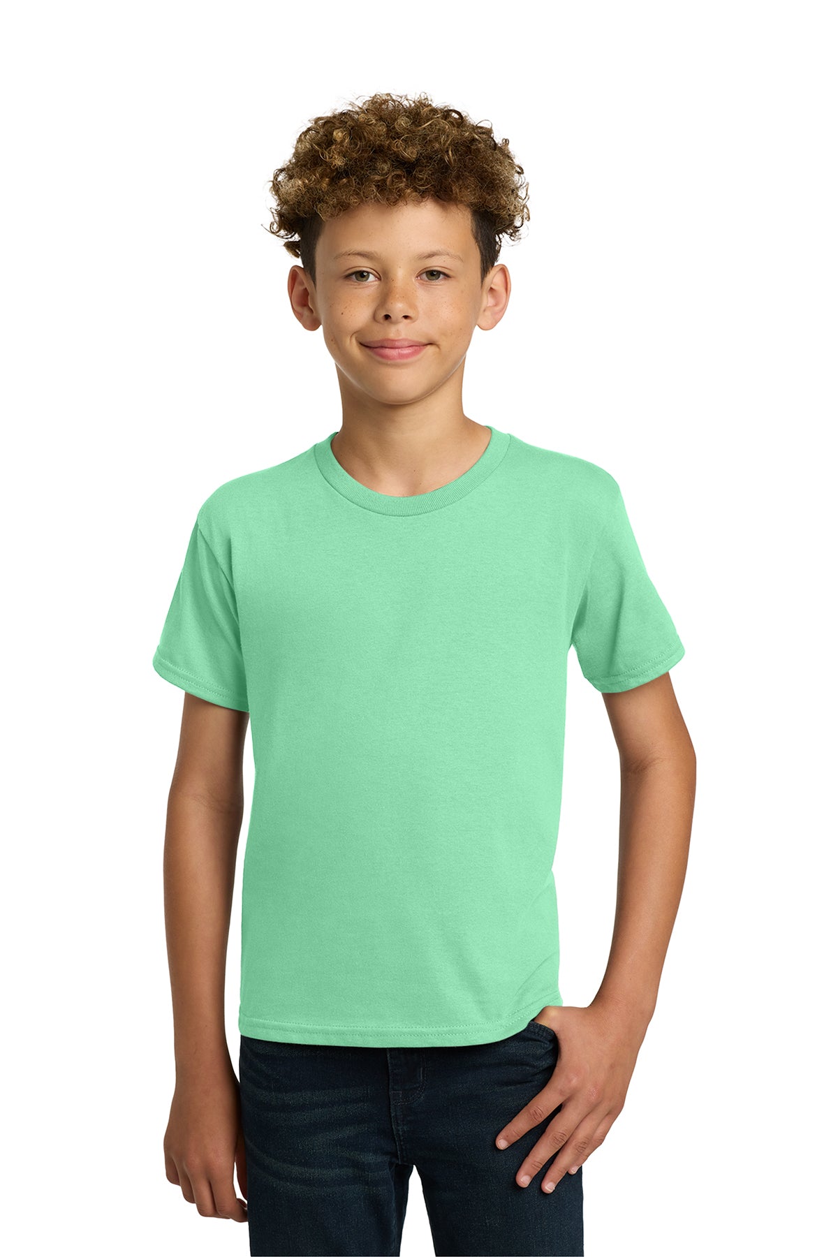 Gildan® 5000B Youth Heavy Cotton™ 100% Cotton T-Shirt - Mint Green