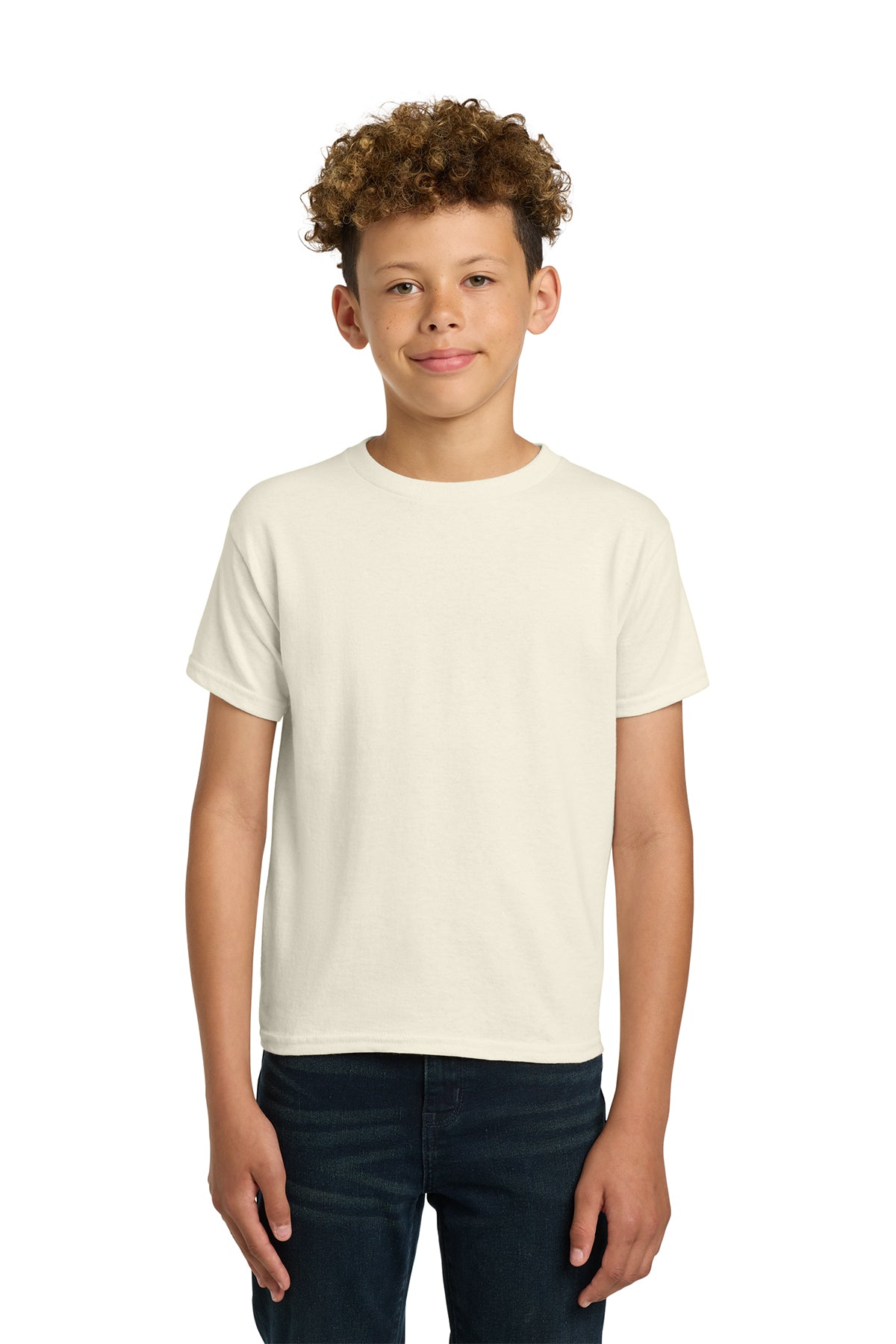 Gildan® 5000B Youth Heavy Cotton™ 100% Cotton T-Shirt - Natural