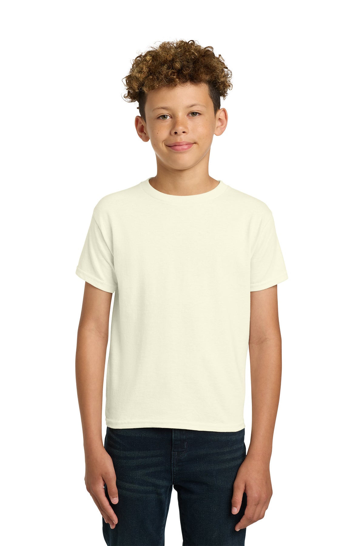Gildan® 5000B Youth Heavy Cotton™ 100% Cotton T-Shirt - Off White