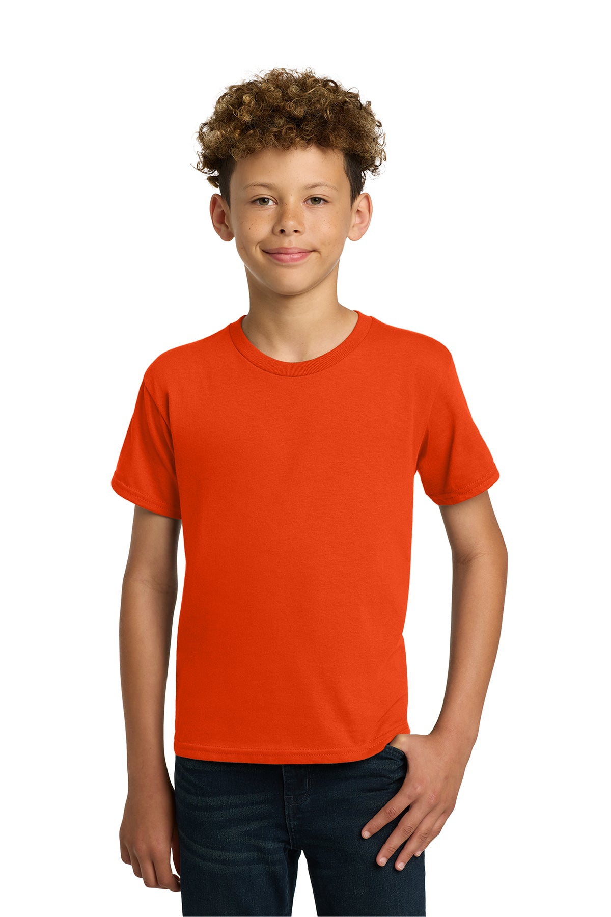 Gildan® 5000B Youth Heavy Cotton™ 100% Cotton T-Shirt - Orange
