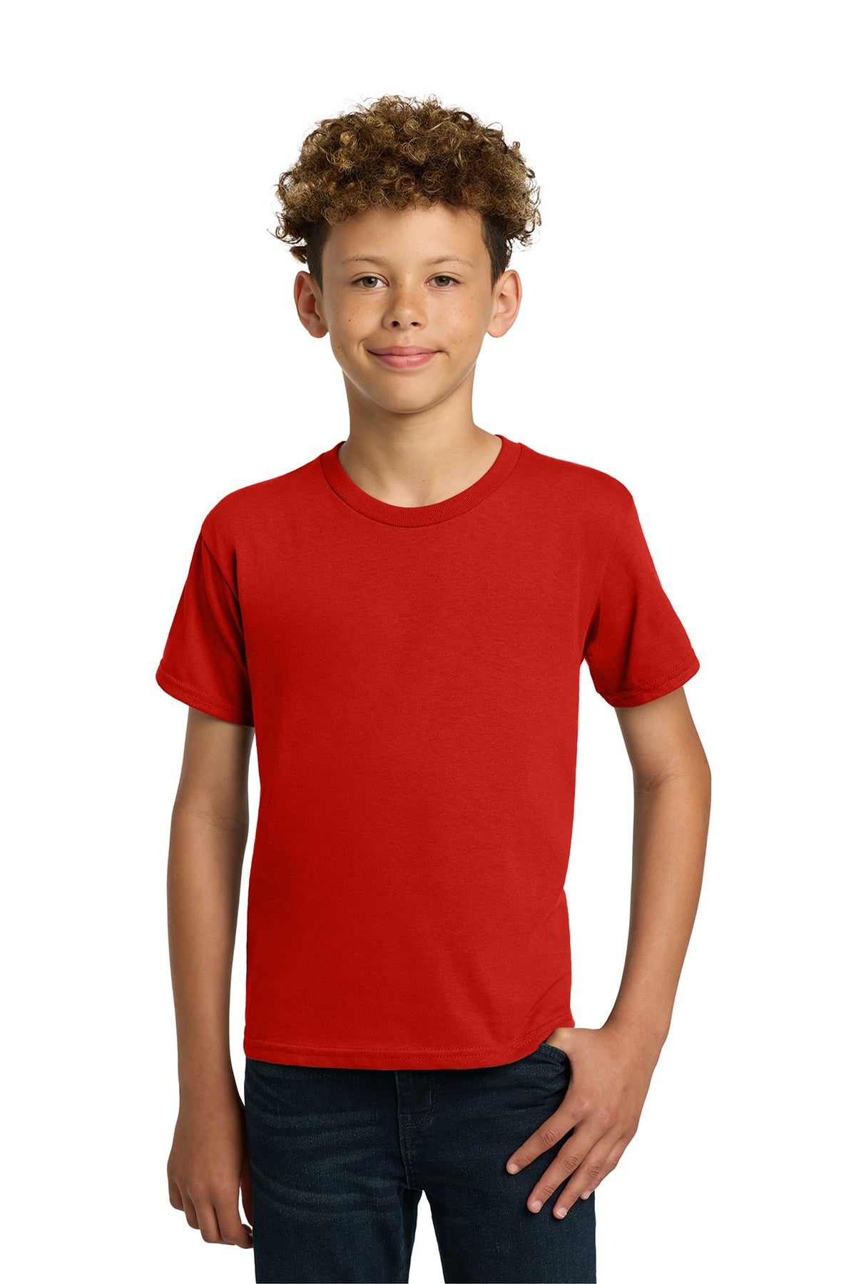 Gildan® 5000B Youth Heavy Cotton™ 100% Cotton T-Shirt - Red