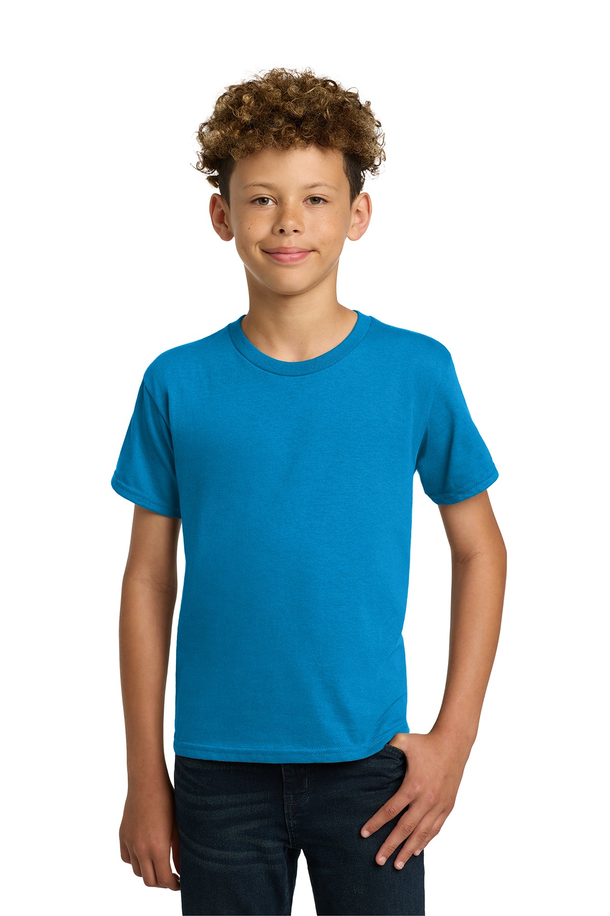 Gildan® 5000B Youth Heavy Cotton™ 100% Cotton T-Shirt - Sapphire