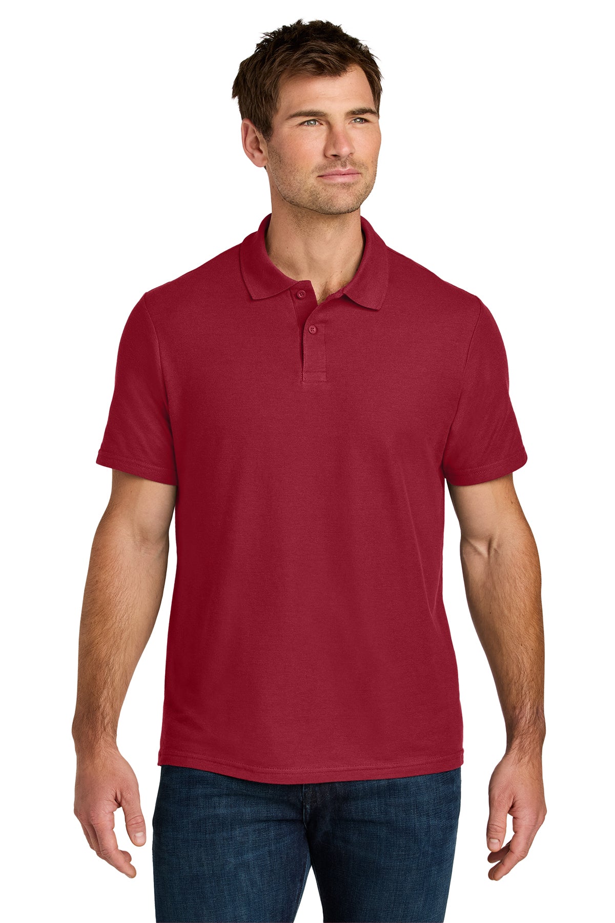 Gildan® 64800 Softstyle® Pique Polo - Cherry Red