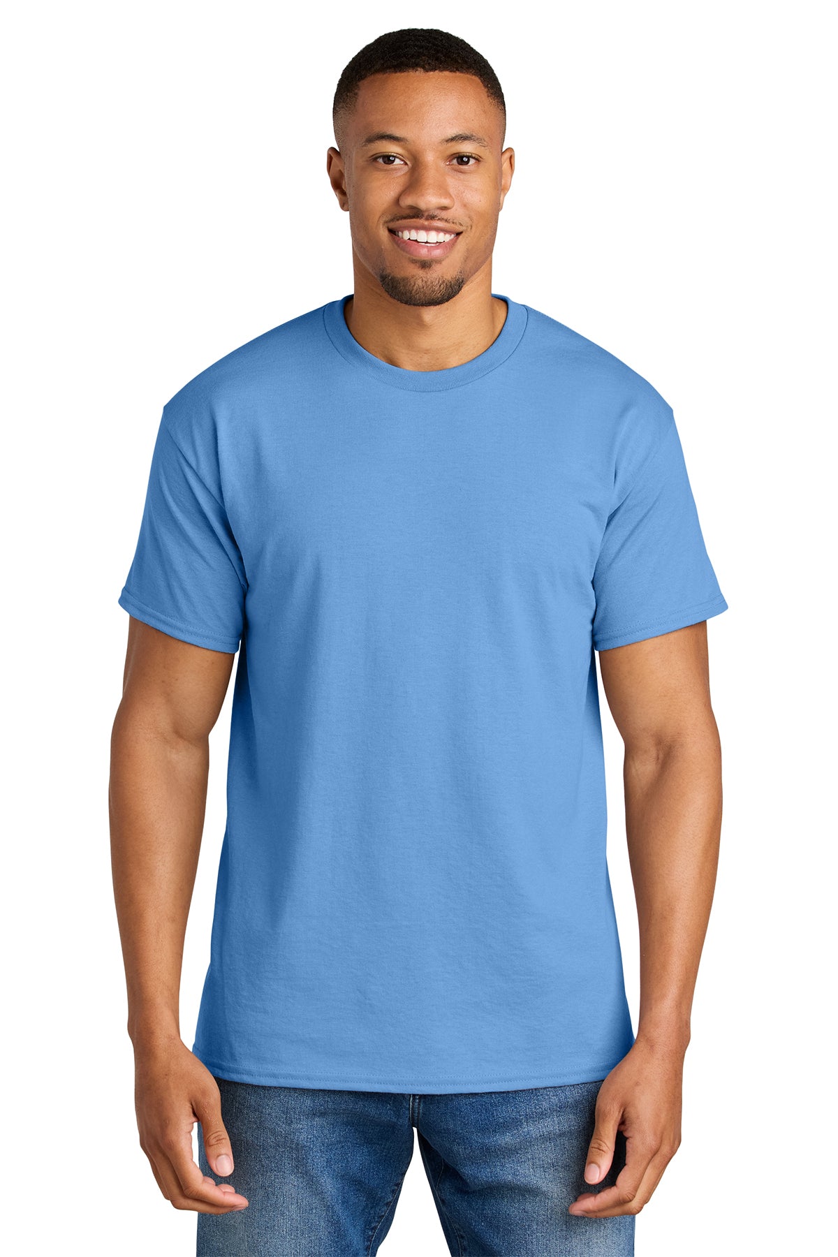 Gildan® 8000 DryBlend® 50 Cotton/50 Poly T-Shirt - Carolina Blue