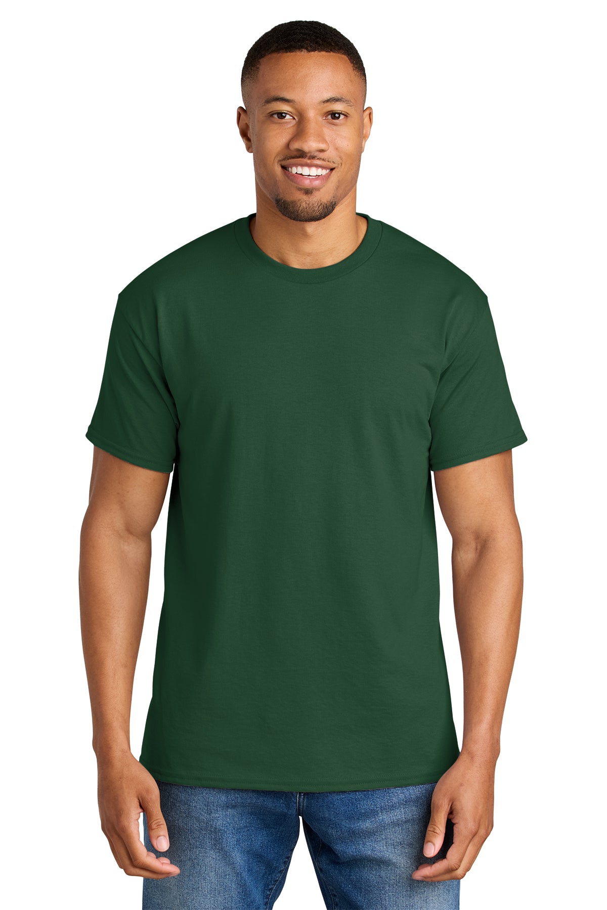 Gildan® 8000 DryBlend® 50 Cotton/50 Poly T-Shirt - Dark Green