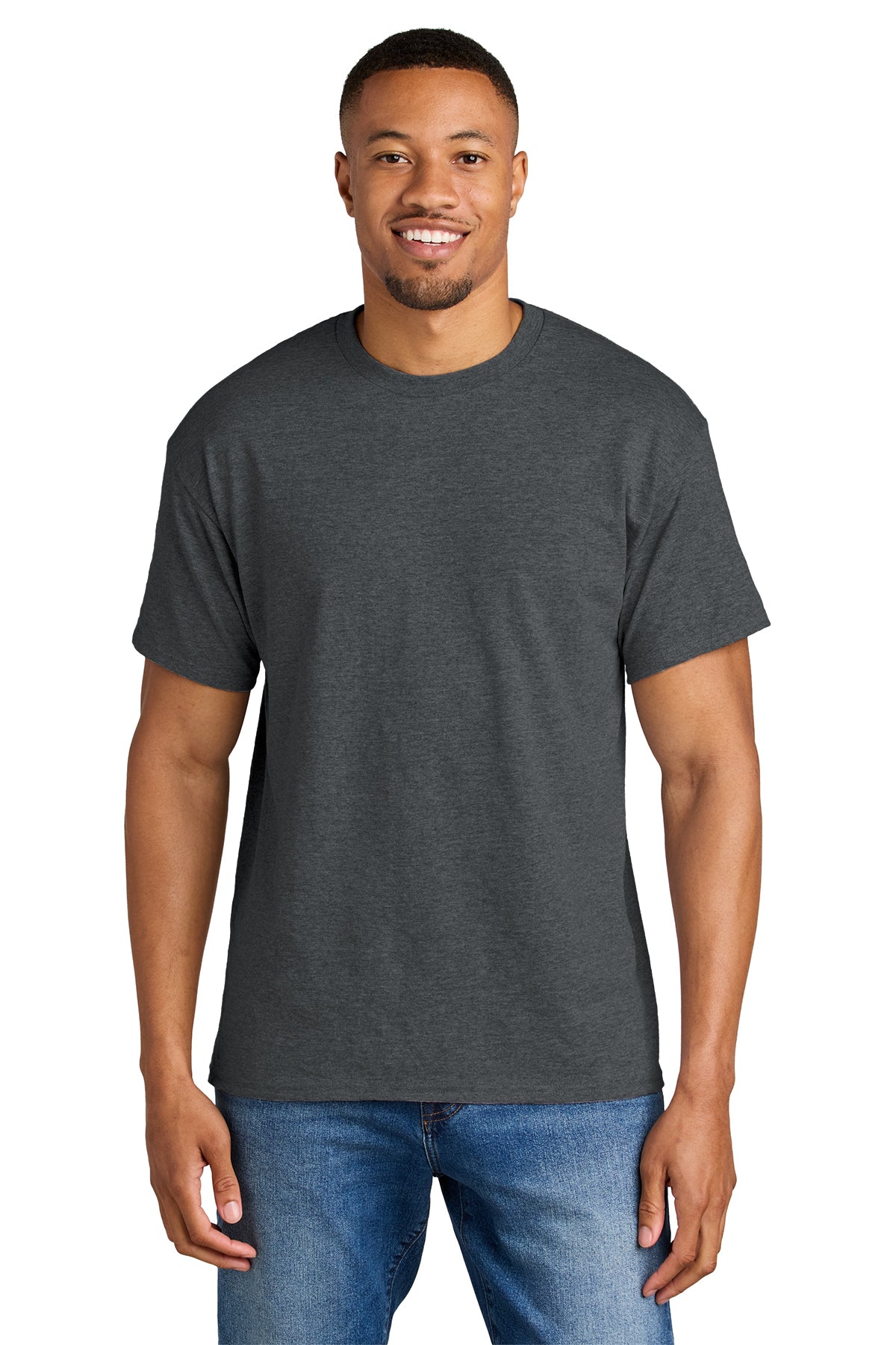 Gildan® 8000 DryBlend® 50 Cotton/50 Poly T-Shirt - Dark Heather