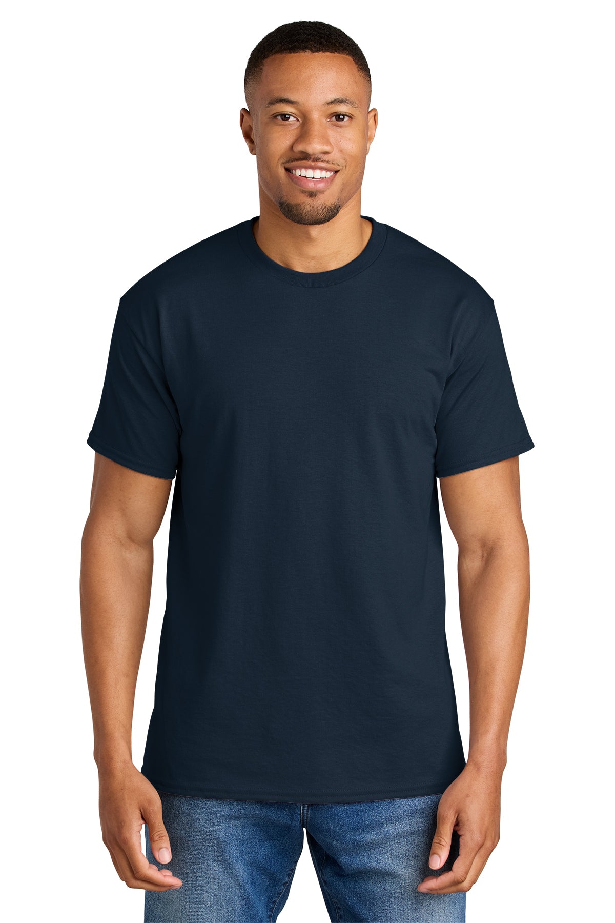 Gildan® 8000 DryBlend® 50 Cotton/50 Poly T-Shirt - Dark Navy