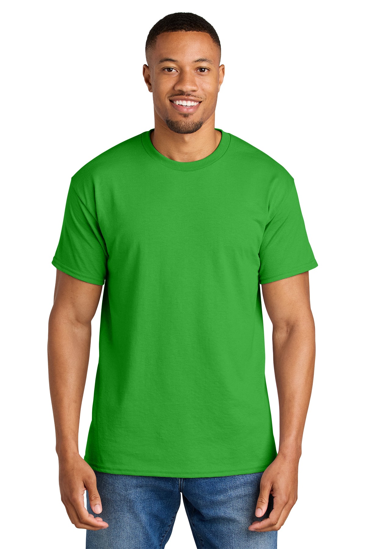 Gildan® 8000 DryBlend® 50 Cotton/50 Poly T-Shirt - Electric Green