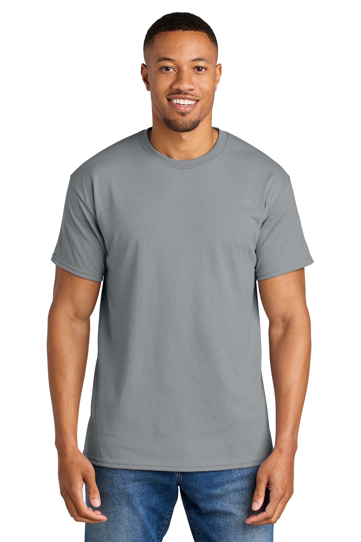 Gildan® 8000 DryBlend® 50 Cotton/50 Poly T-Shirt - Gravel