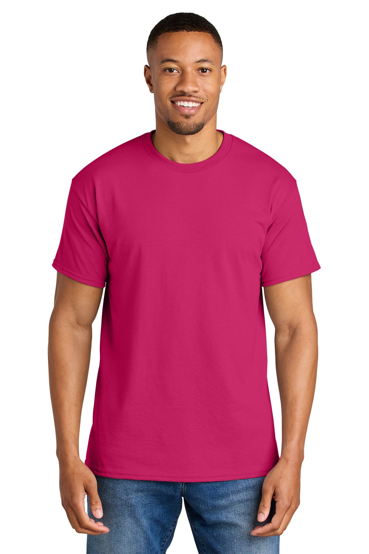 Gildan® 8000 DryBlend® 50 Cotton/50 Poly T-Shirt - Heliconia