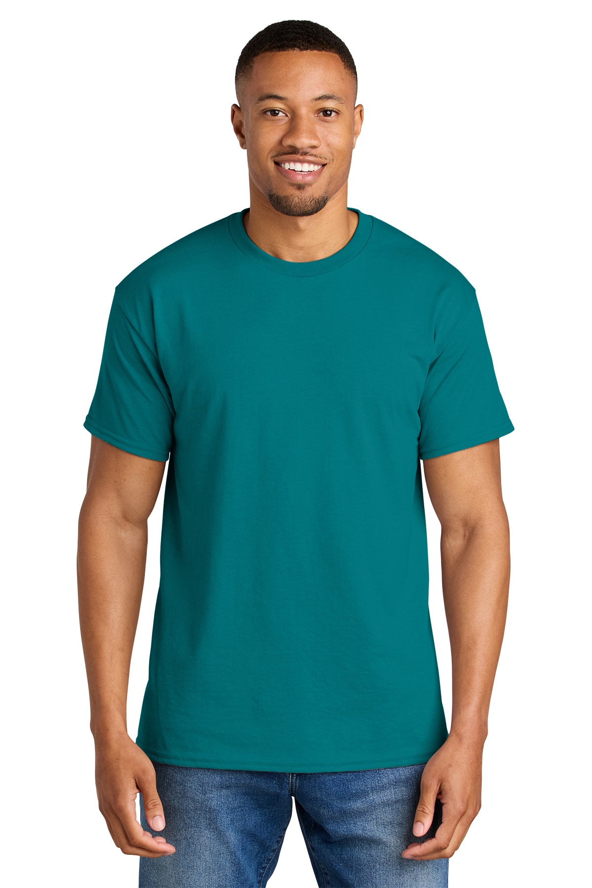 Gildan® 8000 DryBlend® 50 Cotton/50 Poly T-Shirt - Jade Dome