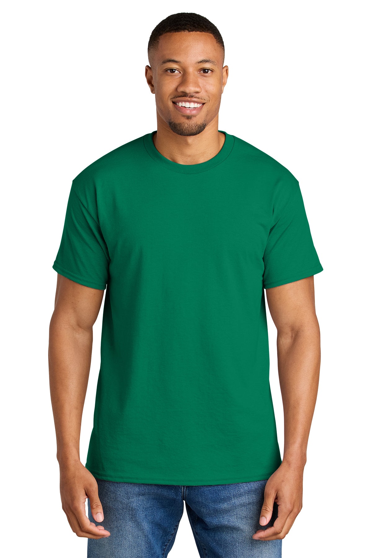 Gildan® 8000 DryBlend® 50 Cotton/50 Poly T-Shirt - Kelly Green