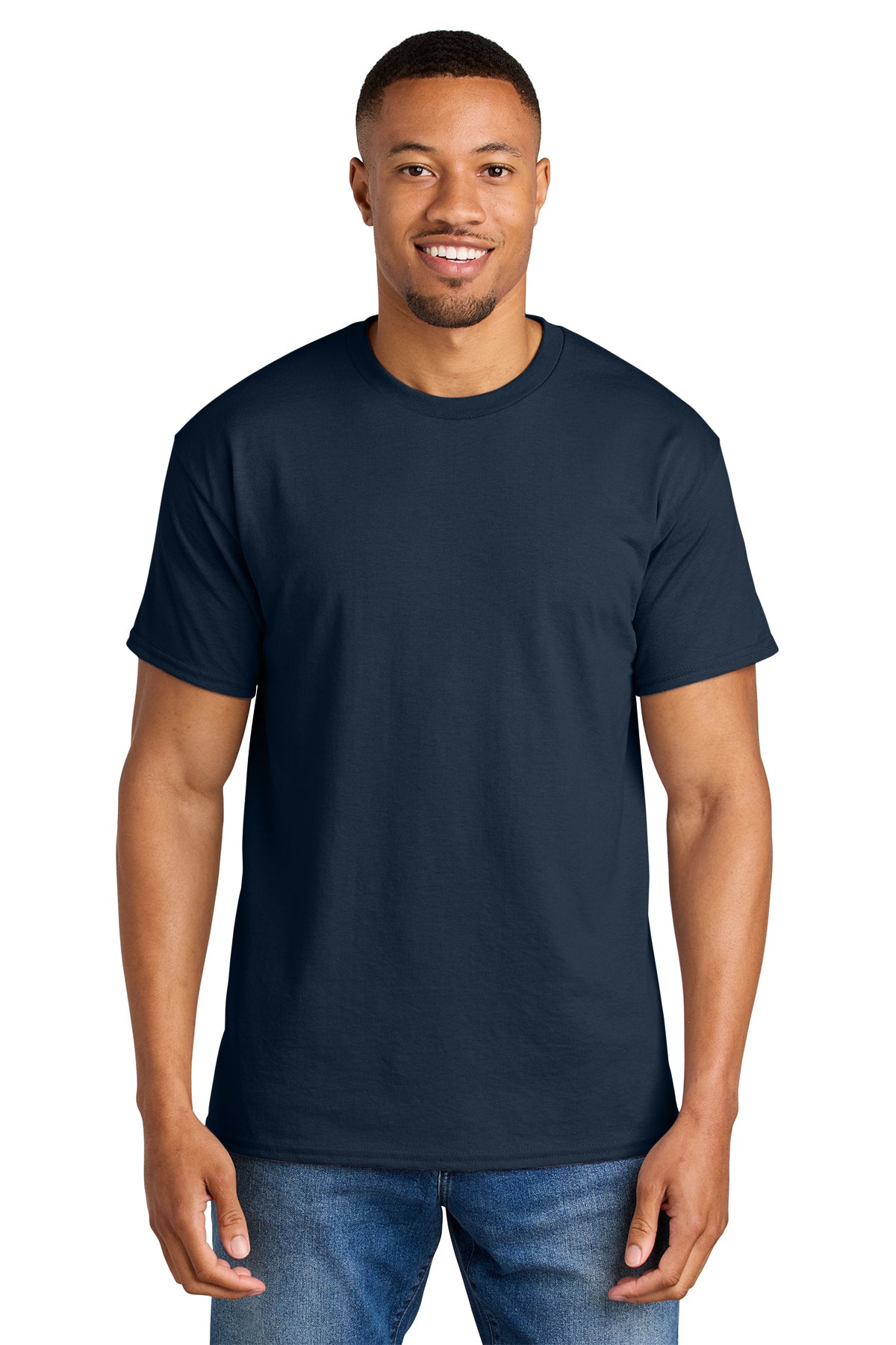 Gildan® 8000 DryBlend® 50 Cotton/50 Poly T-Shirt - Navy
