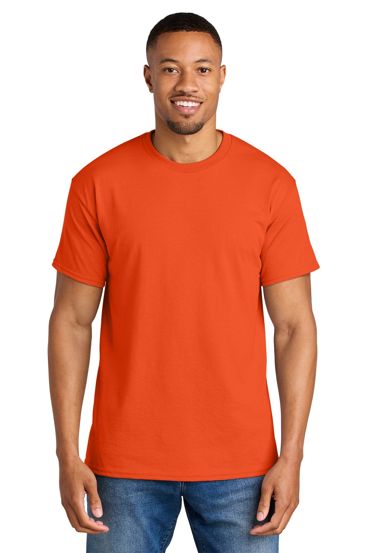 Gildan® 8000 DryBlend® 50 Cotton/50 Poly T-Shirt - Orange