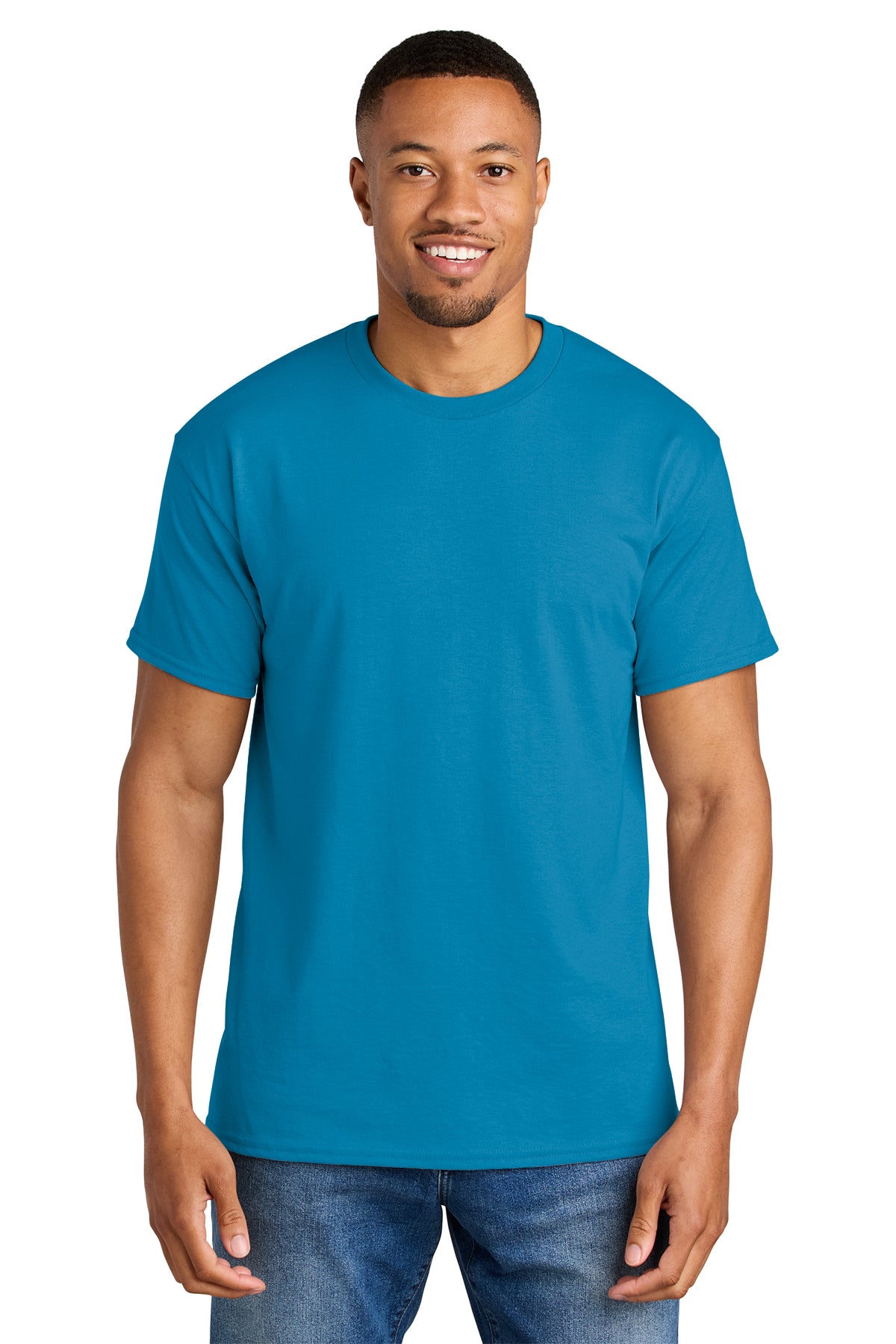 Gildan® 8000 DryBlend® 50 Cotton/50 Poly T-Shirt - Sapphire