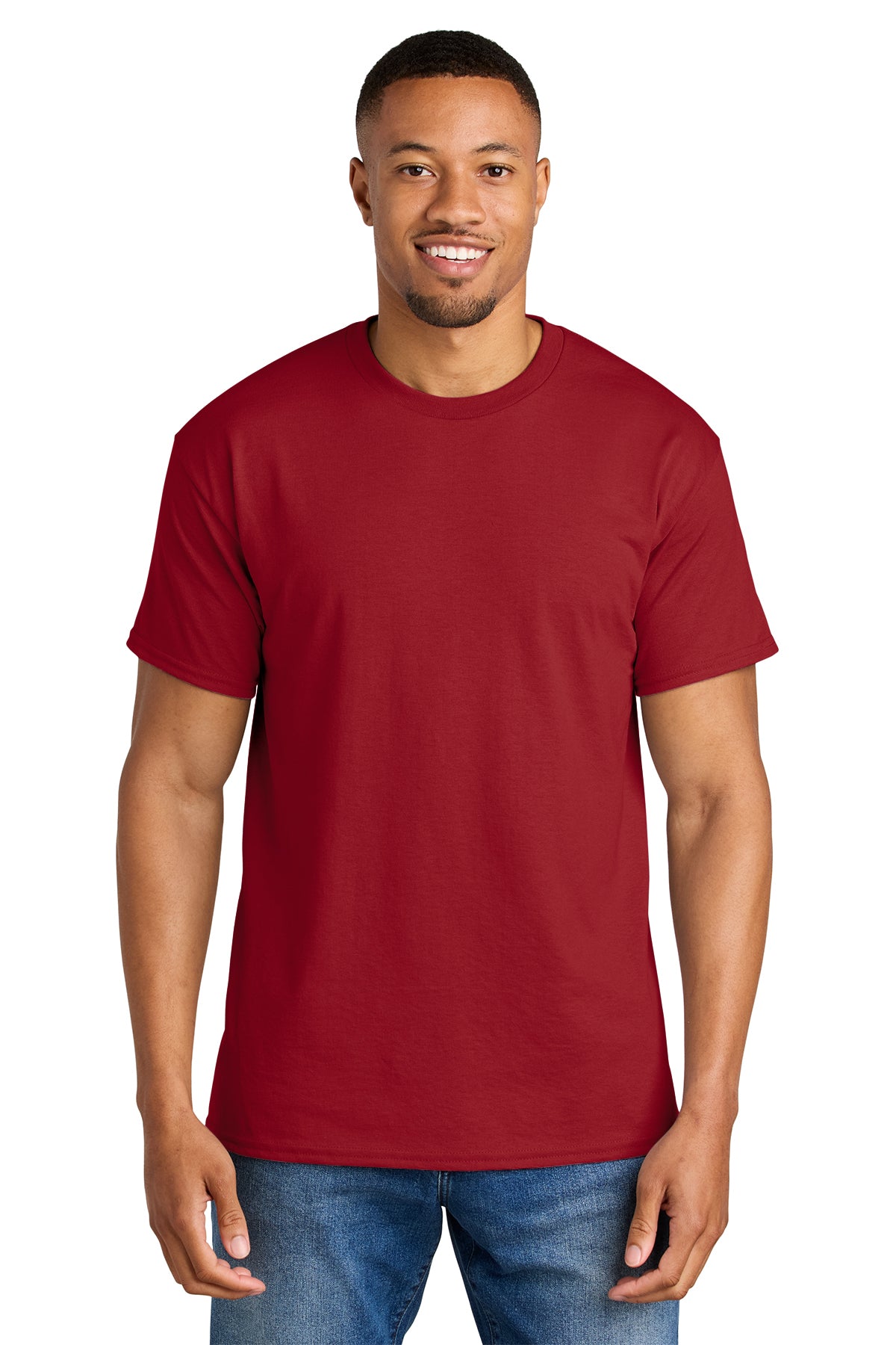 Gildan® 8000 DryBlend® 50 Cotton/50 Poly T-Shirt - Scarlet Red