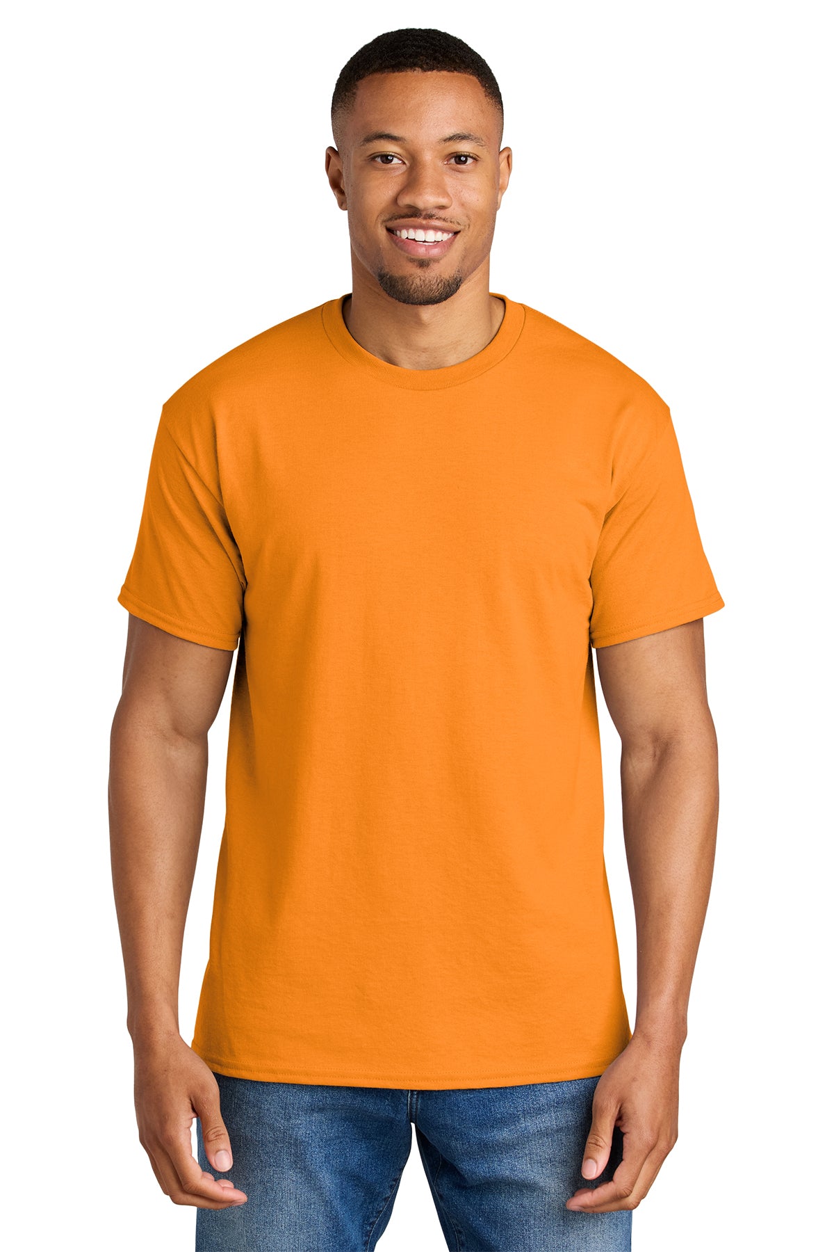 Gildan® 8000 DryBlend® 50 Cotton/50 Poly T-Shirt - Tennessee Orange