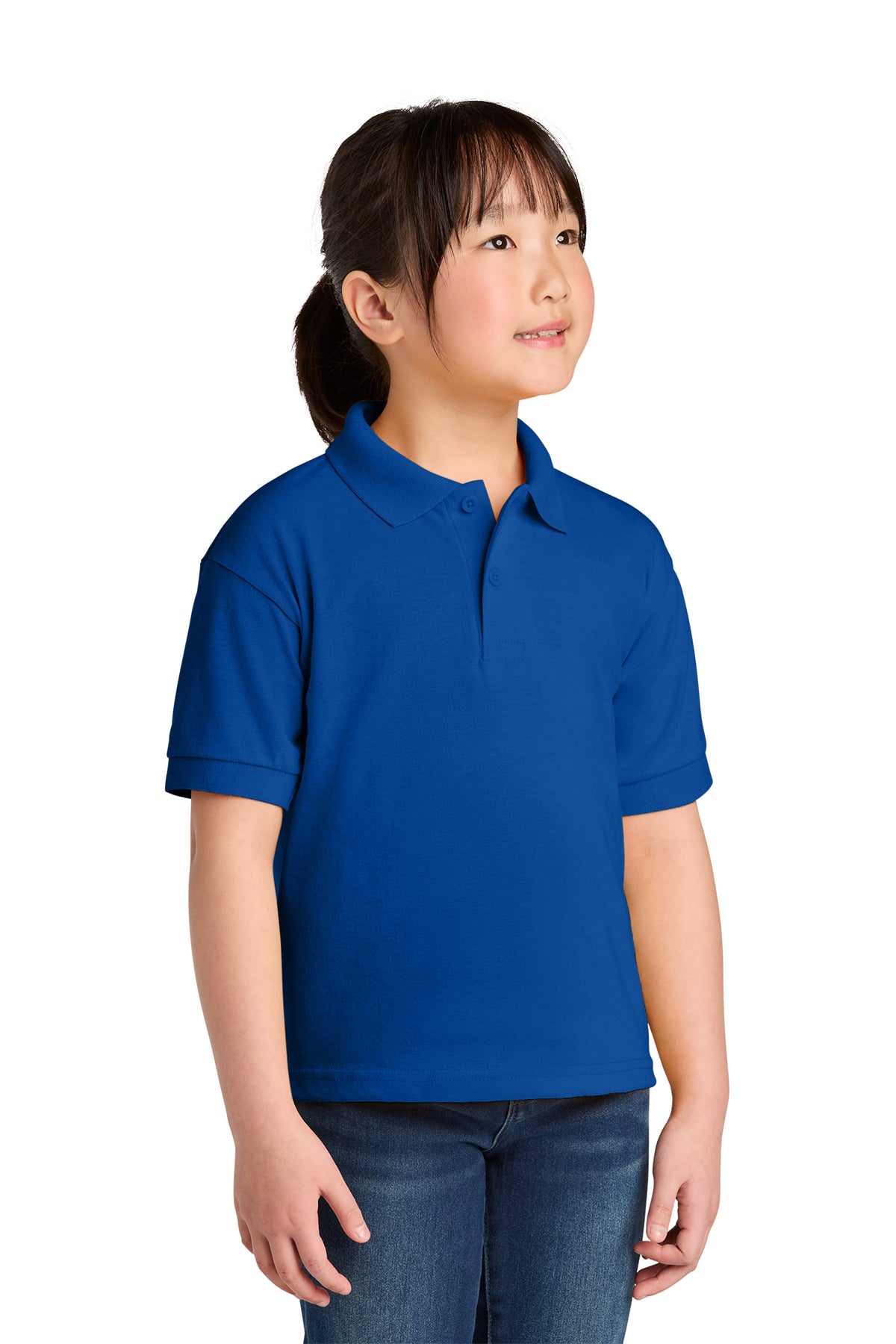 Gildan® 8800B Youth DryBlend® 6-Ounce Jersey Knit Sport Shirt - Royal