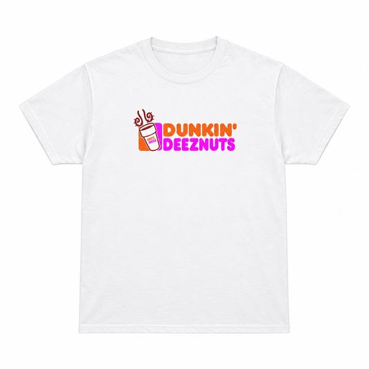 Dunkin’ Deeznuts Graphic T-Shirt – Funny Coffee Inspired Tee