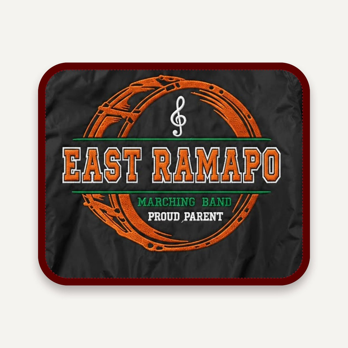 Custom embroidered patch