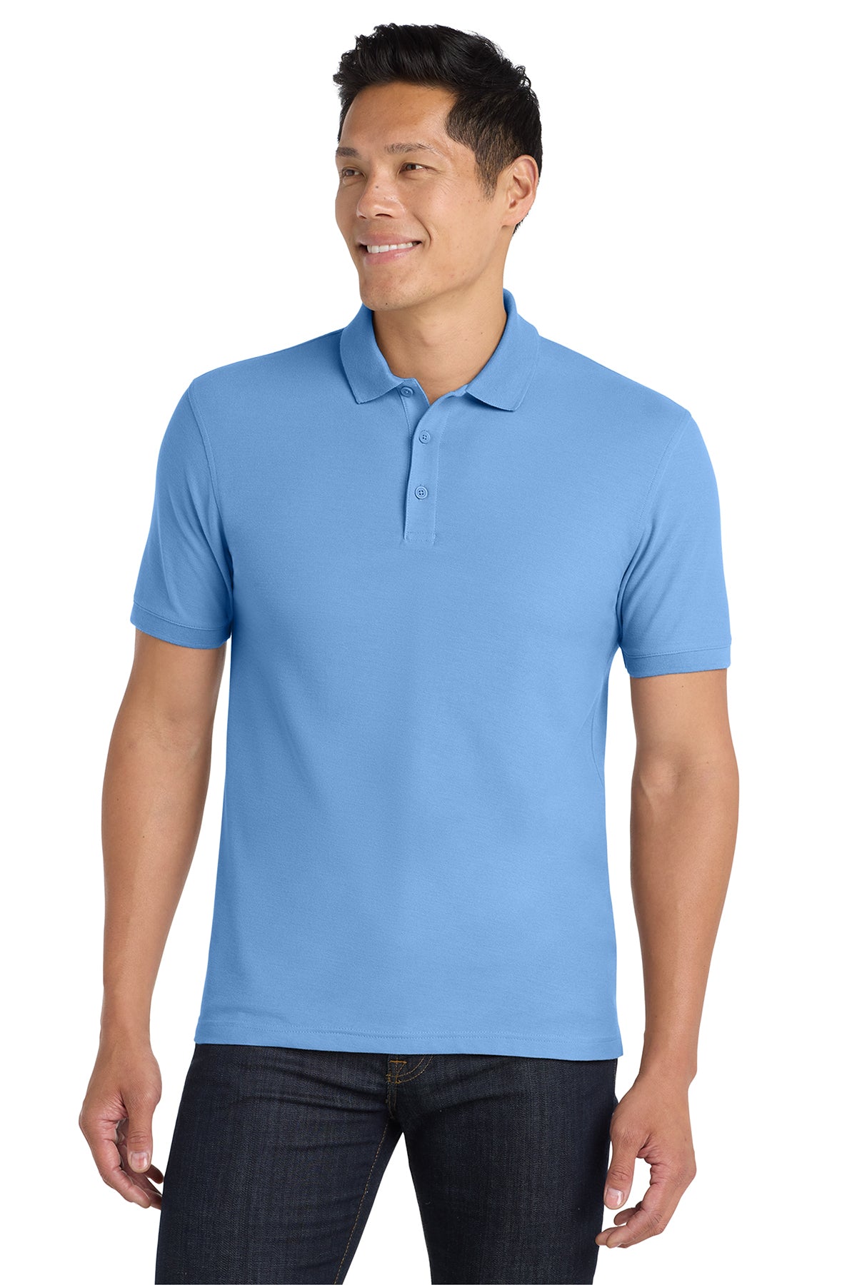 Port Authority® K100 Core Classic Pique Polo - Carolina Blue