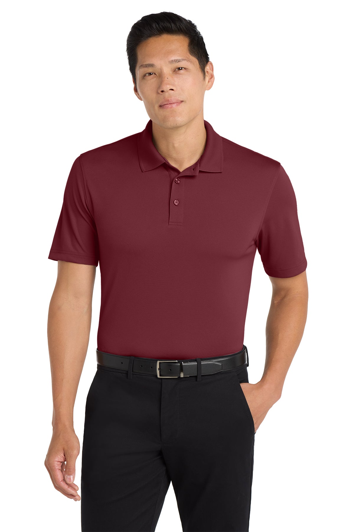 Port Authority® K110 Dry Zone® UV Micro-Mesh Polo - Burgundy