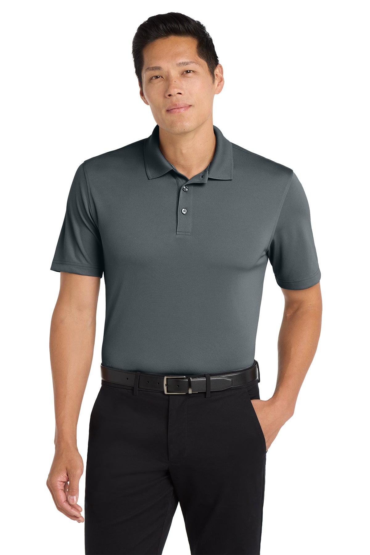Port Authority K110 Dry Zone UV Micro-Mesh Polo in Graphite