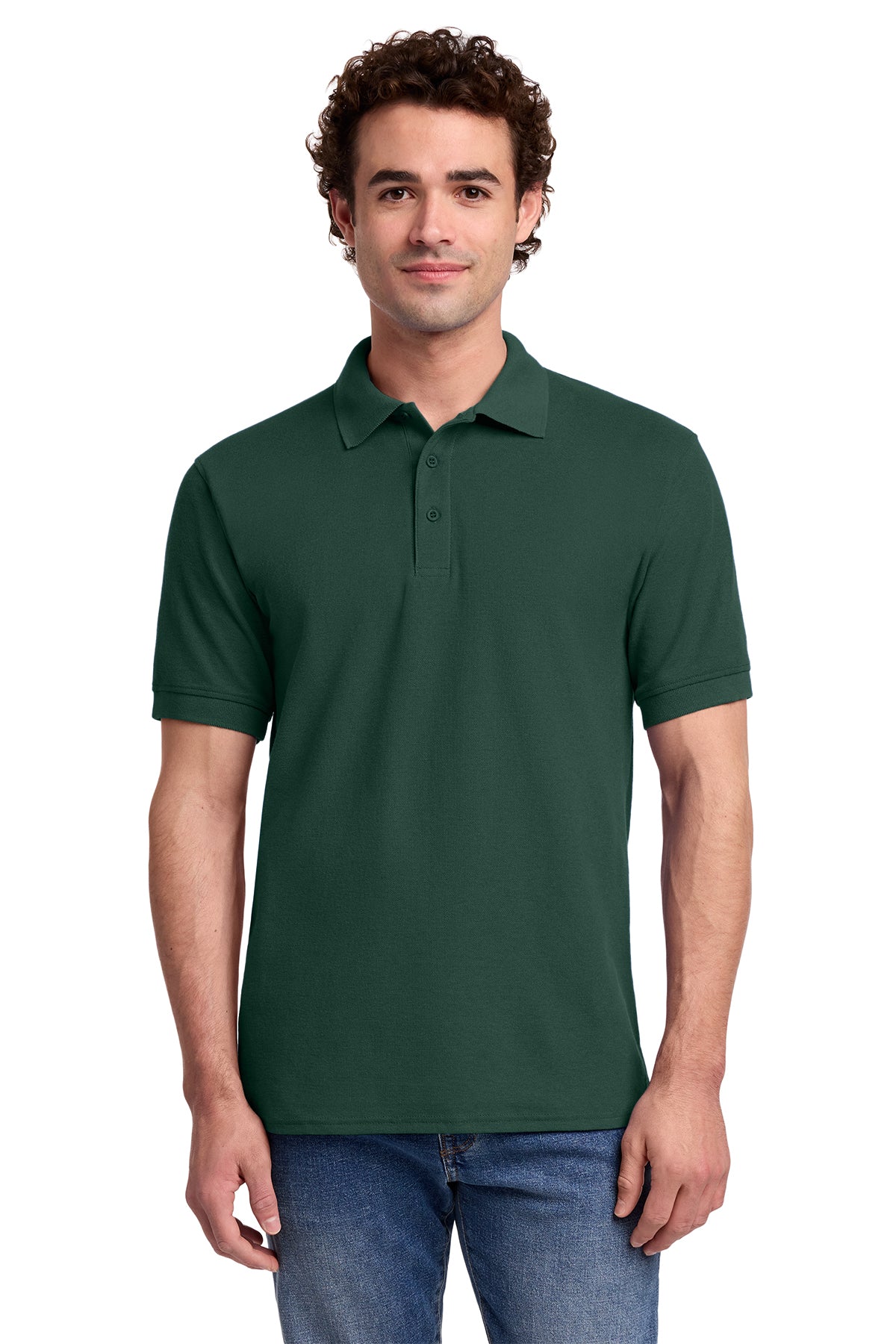 Port & Co® KP155 Core Blend Pique Polo - Dark Green