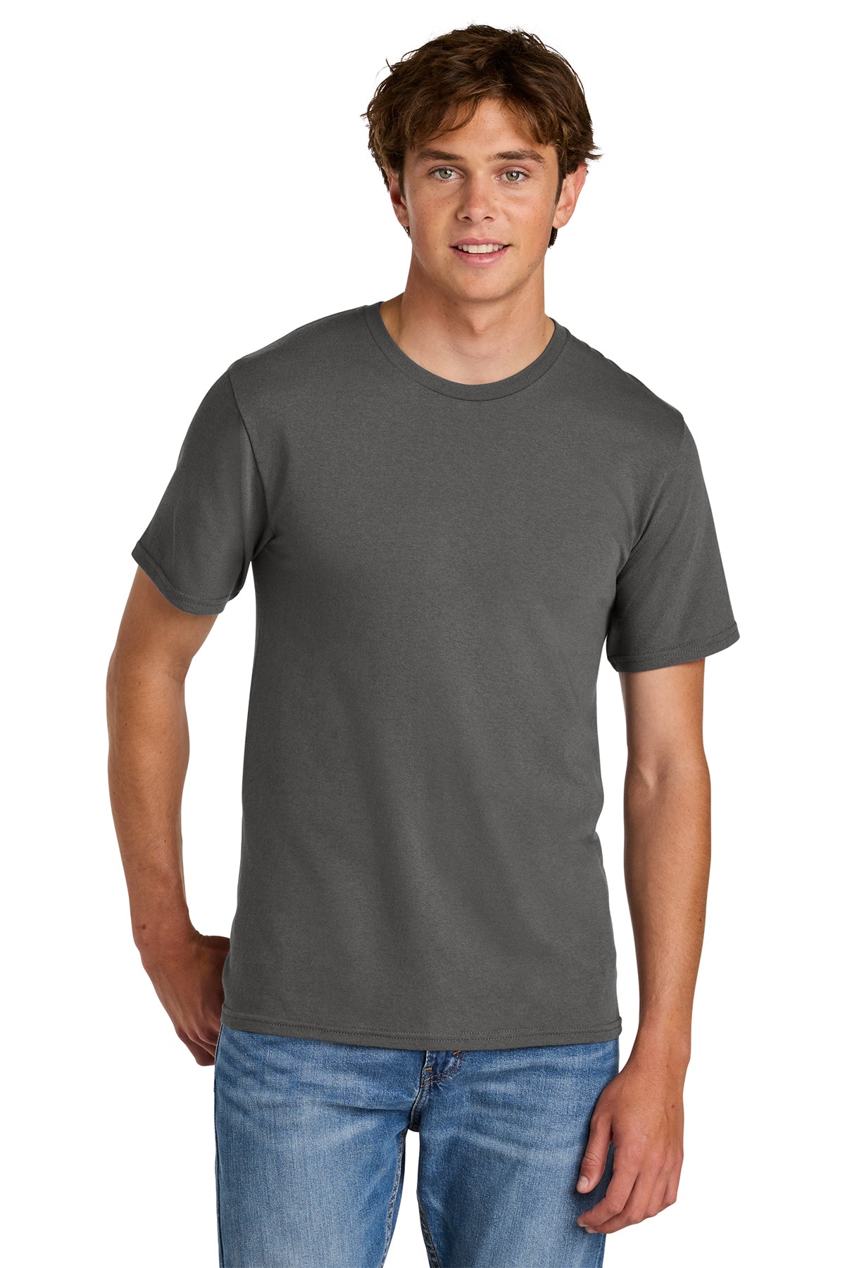 Port & Co® PC43 Easy Cotton Tee - Charcoal