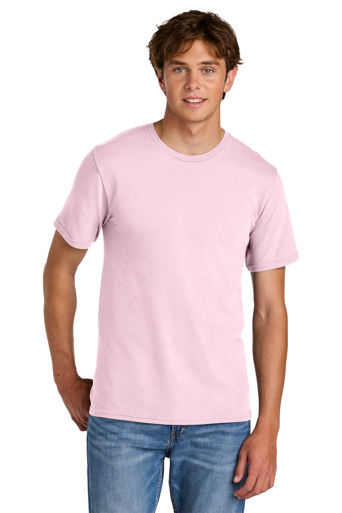 Port & Co® PC43 Easy Cotton Tee - Cherry Blossom