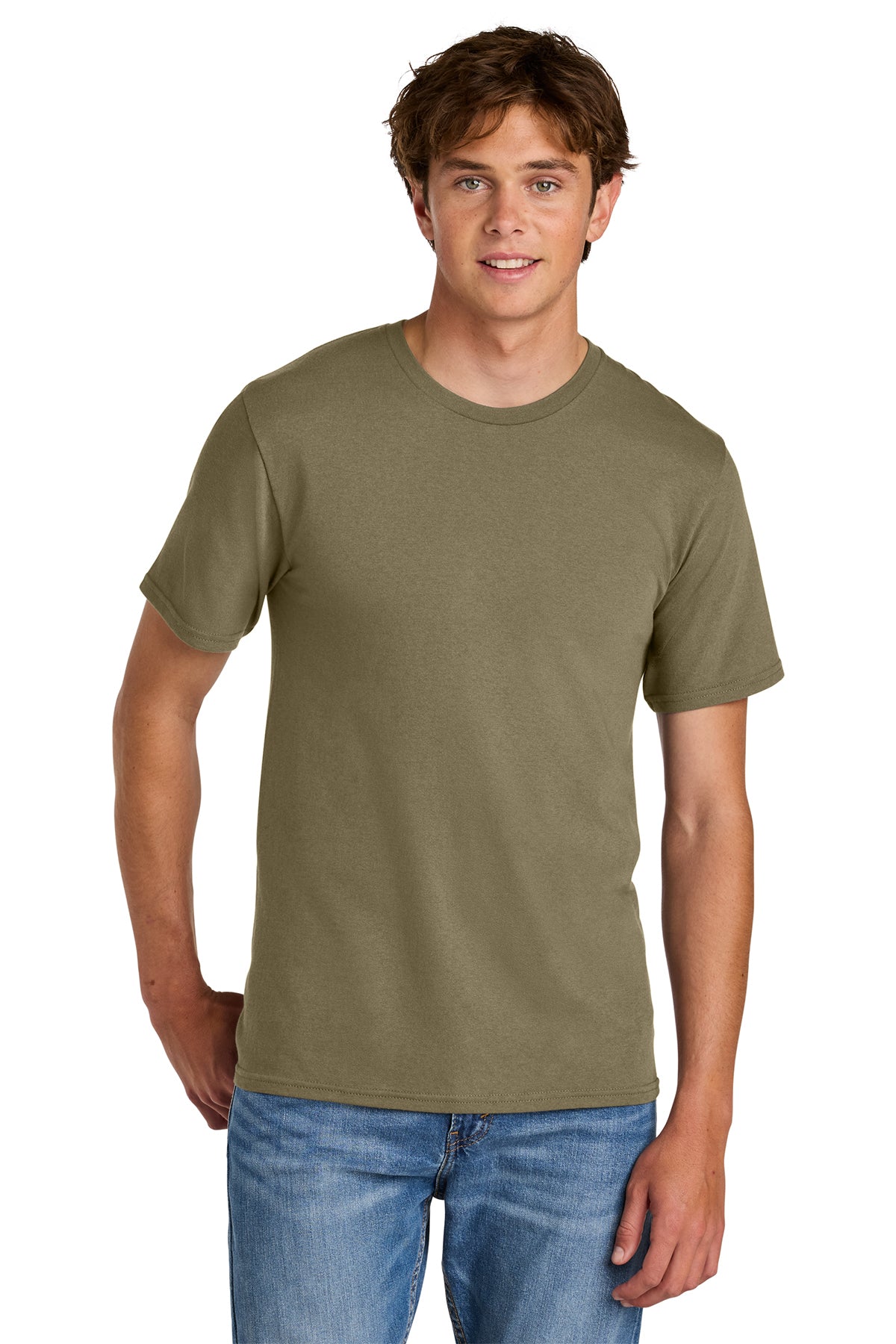 Port & Co® PC43 Easy Cotton Tee - Coyote Brown