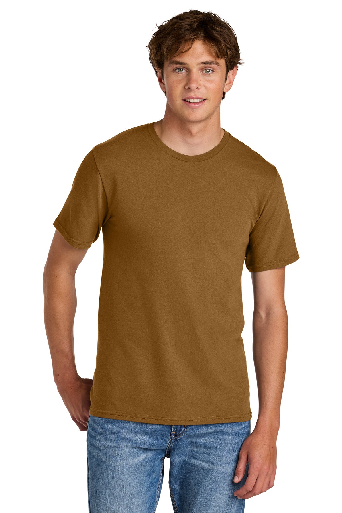 Port & Co® PC43 Easy Cotton Tee - Duck Brown